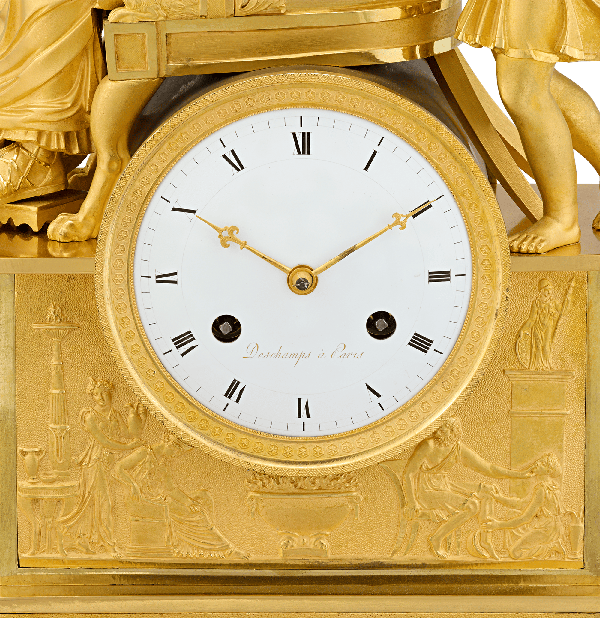 Empire Tekmessa and Eurysakes Mantel Clock