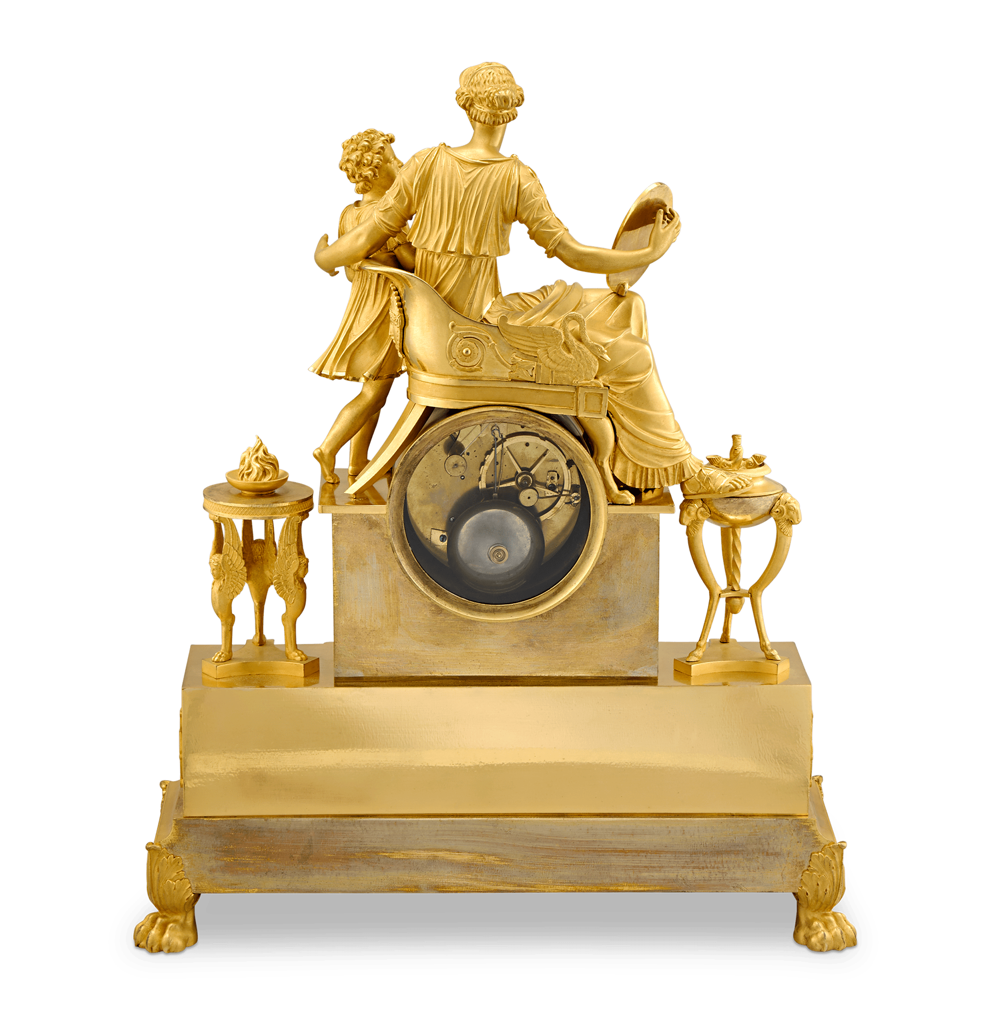 Empire Tekmessa and Eurysakes Mantel Clock