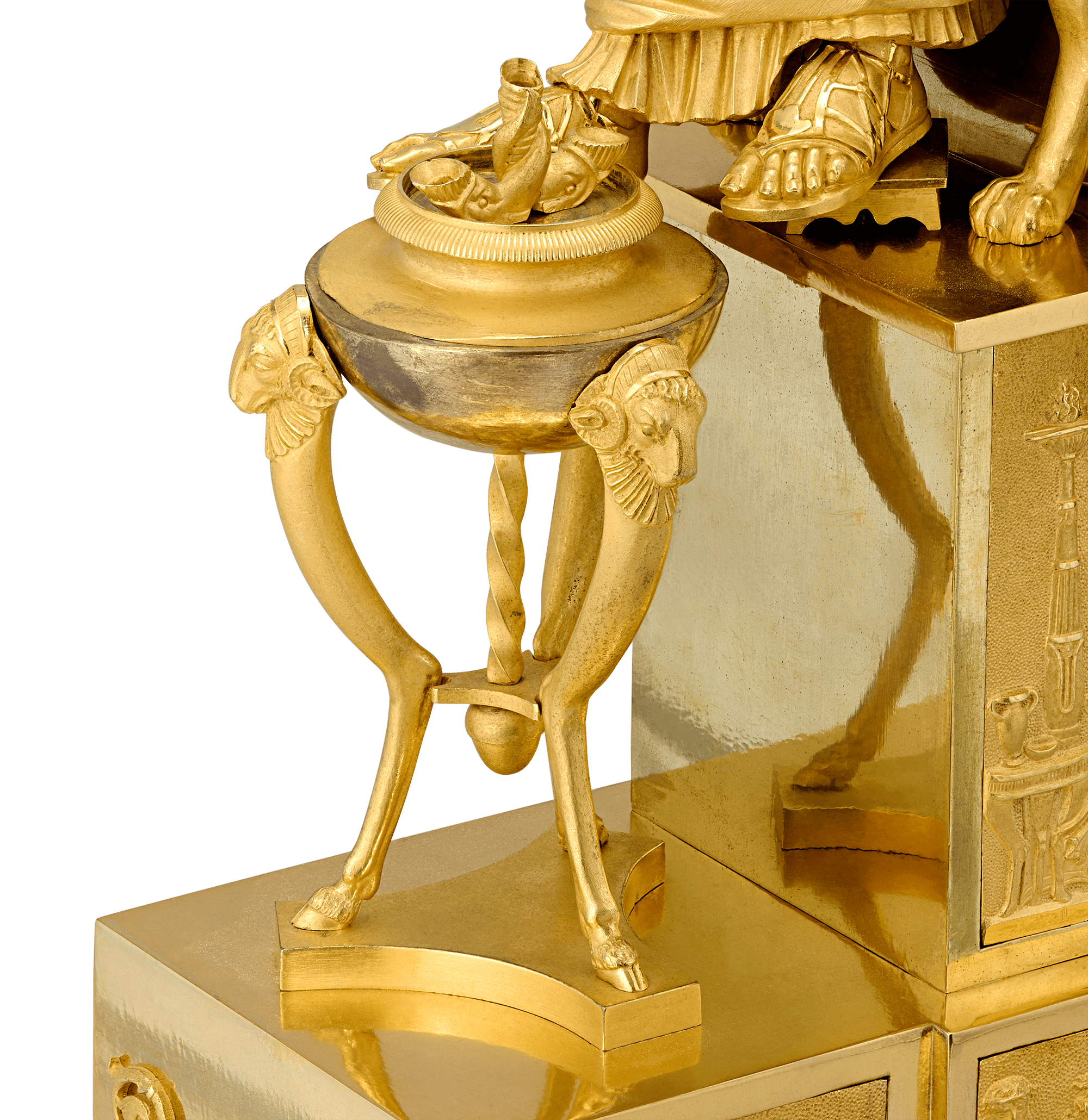 Empire Tekmessa and Eurysakes Mantel Clock