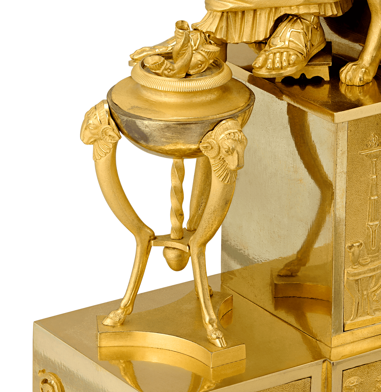 Empire Tekmessa and Eurysakes Mantel Clock