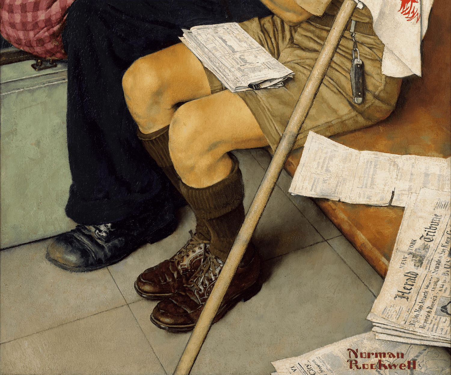 A Scout is Friendly by Norman Rockwell
