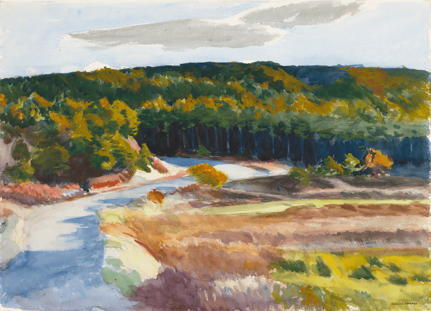 Longnook Valley by Edward Hopper