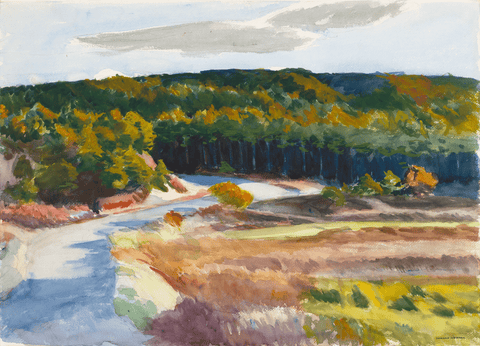 Longnook Valley by Edward Hopper