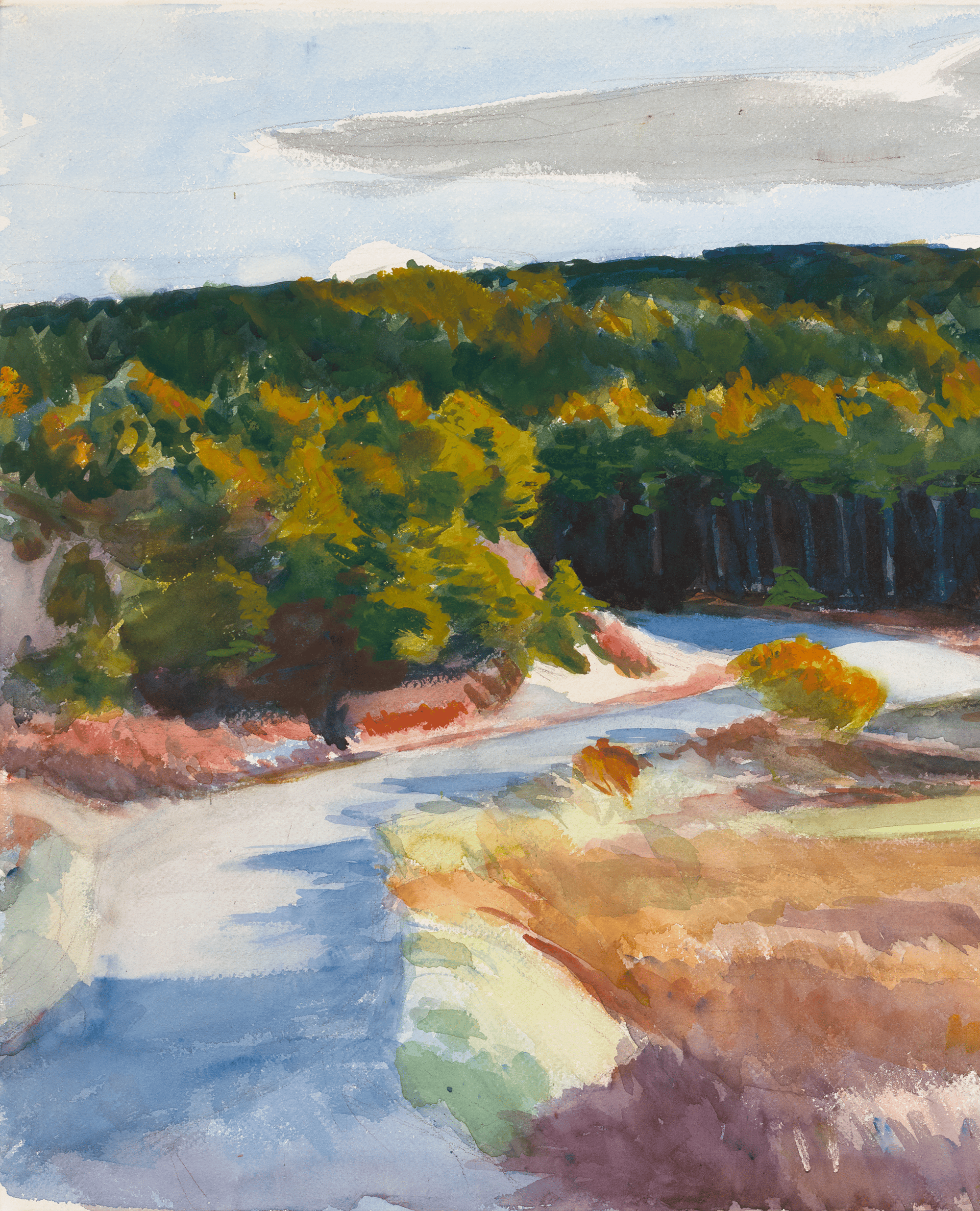 Longnook Valley by Edward Hopper