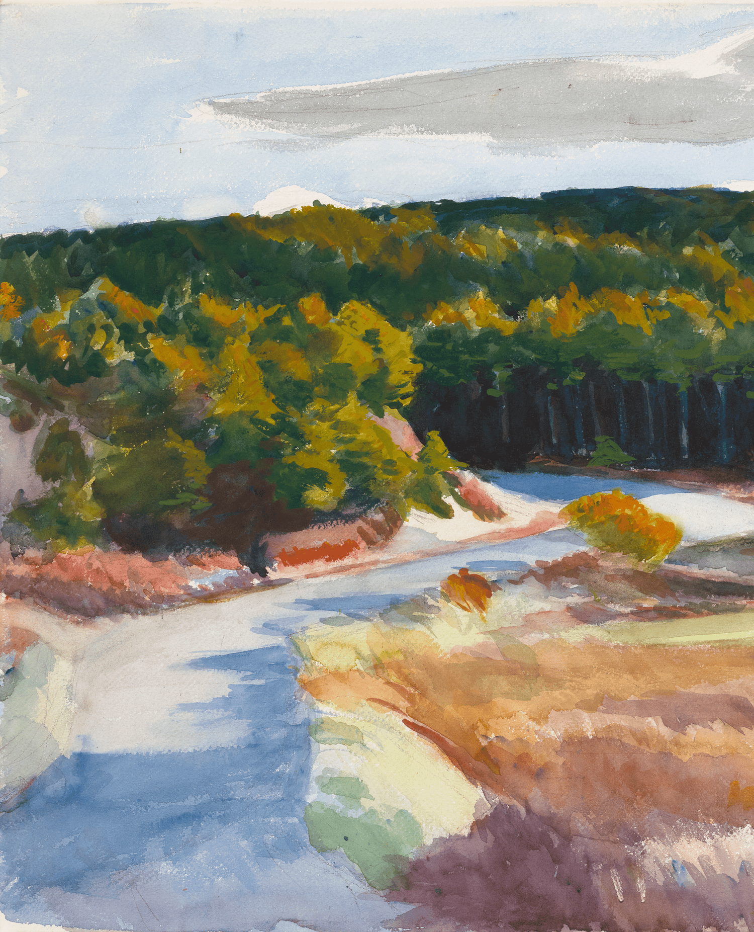 Longnook Valley by Edward Hopper