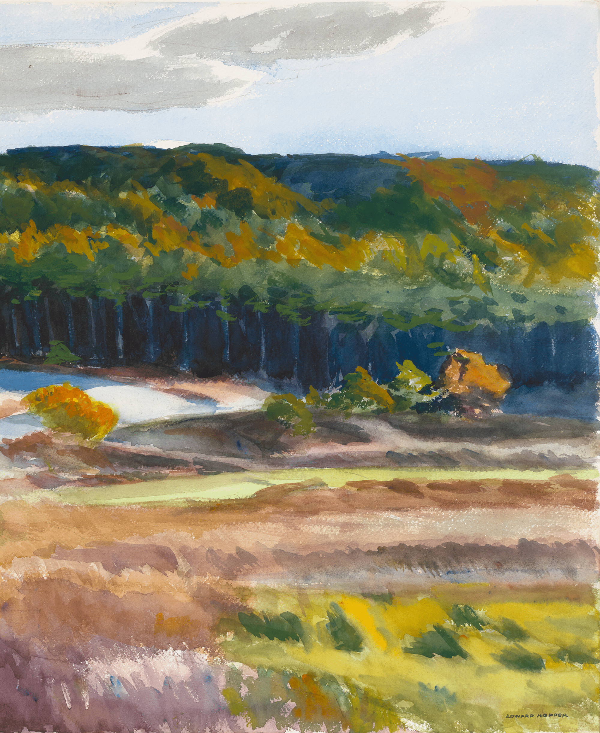 Longnook Valley by Edward Hopper