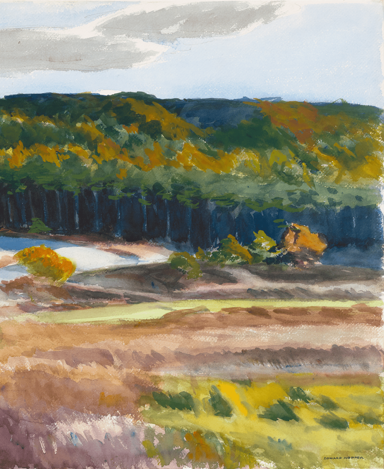 Longnook Valley by Edward Hopper