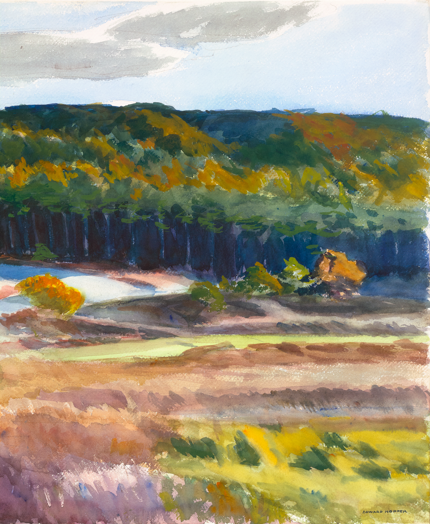 Longnook Valley by Edward Hopper