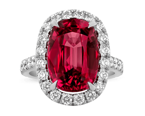 Unheated Pink Spinel Ring, 8.71 Carats