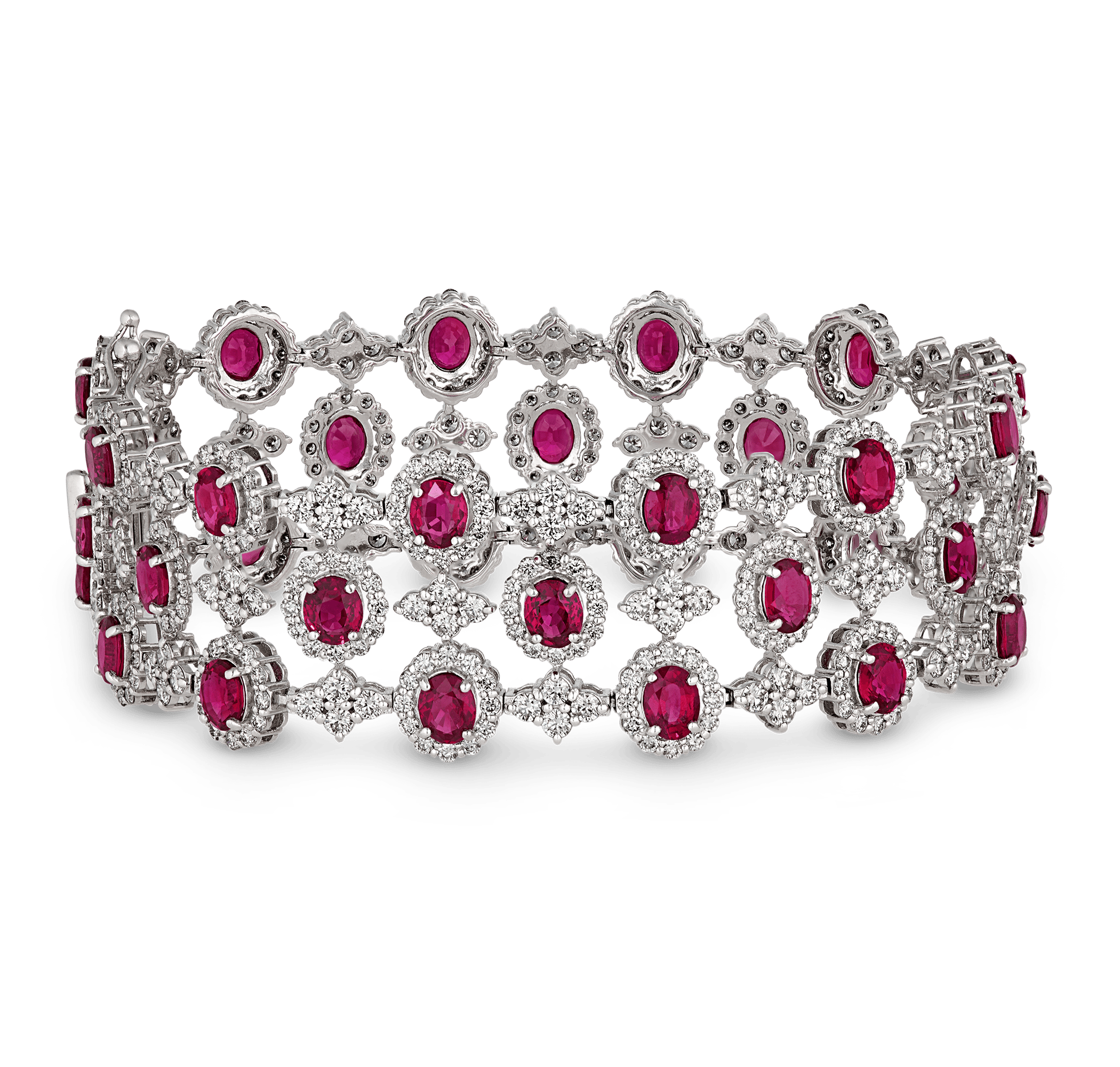 Mozambique Ruby and Diamond Bracelet
