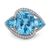 Salavetti Unheated Aquamarine Ring, 33.83 Carats
