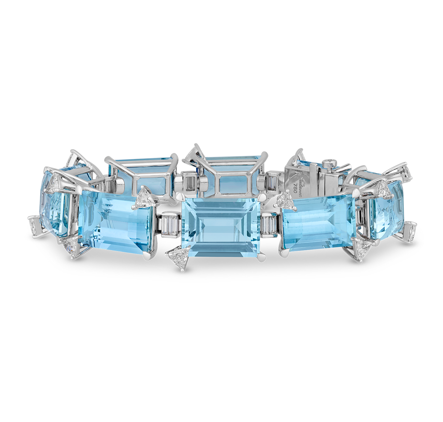 Salavetti Aquamarine Bracelet, 66.16 Carats