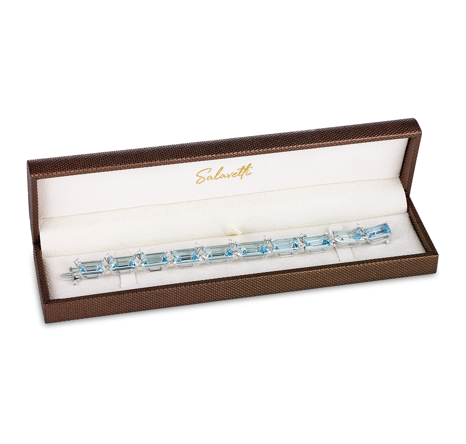 Salavetti Aquamarine Bracelet, 66.16 Carats
