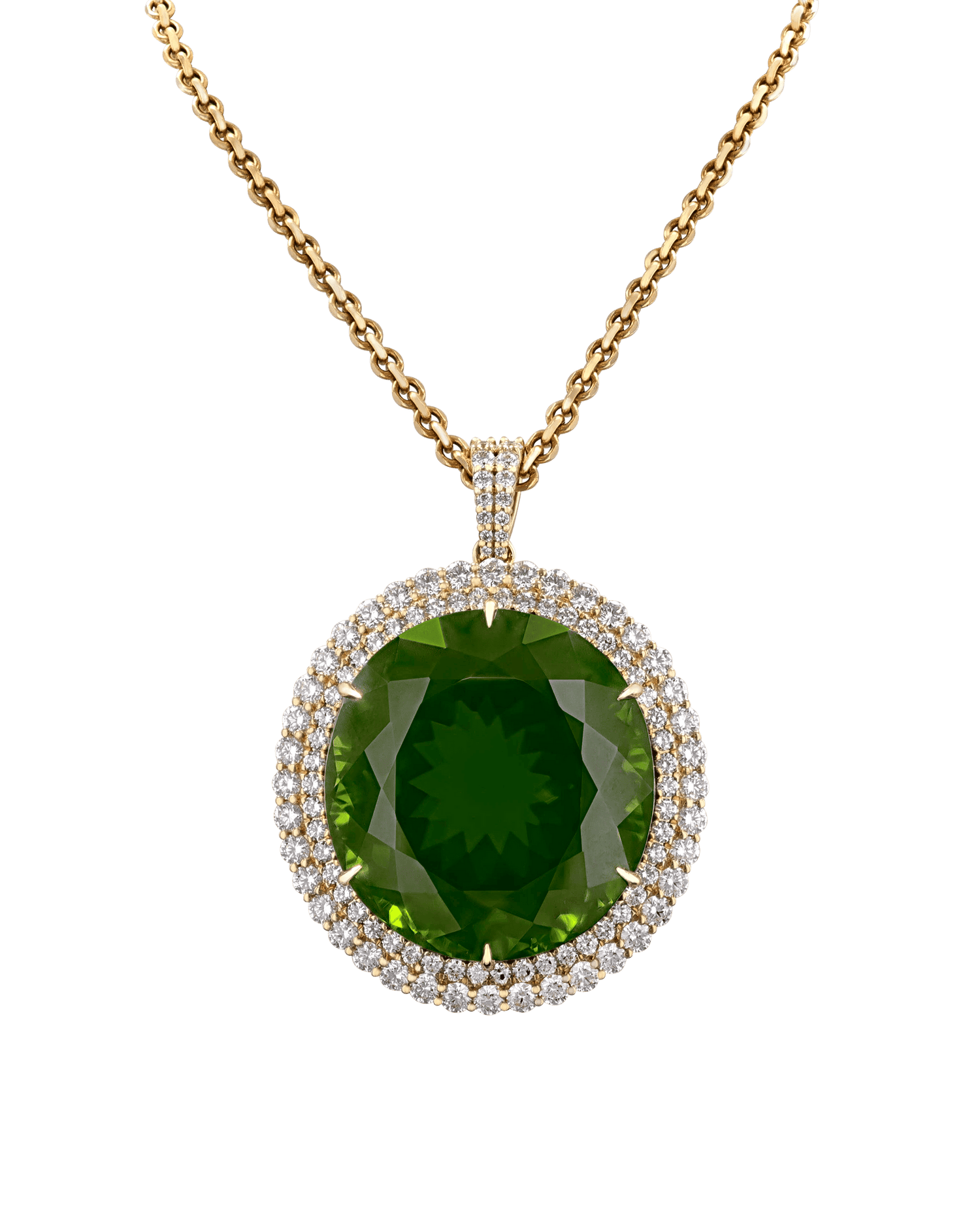 Peridot Pendant, 223.57 Carats