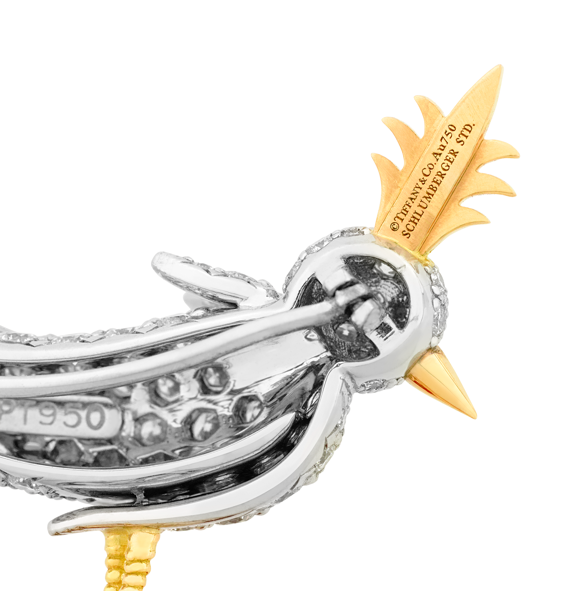 Tiffany & Co. Citrine Bird on a Rock Brooch, 32.22 Carats