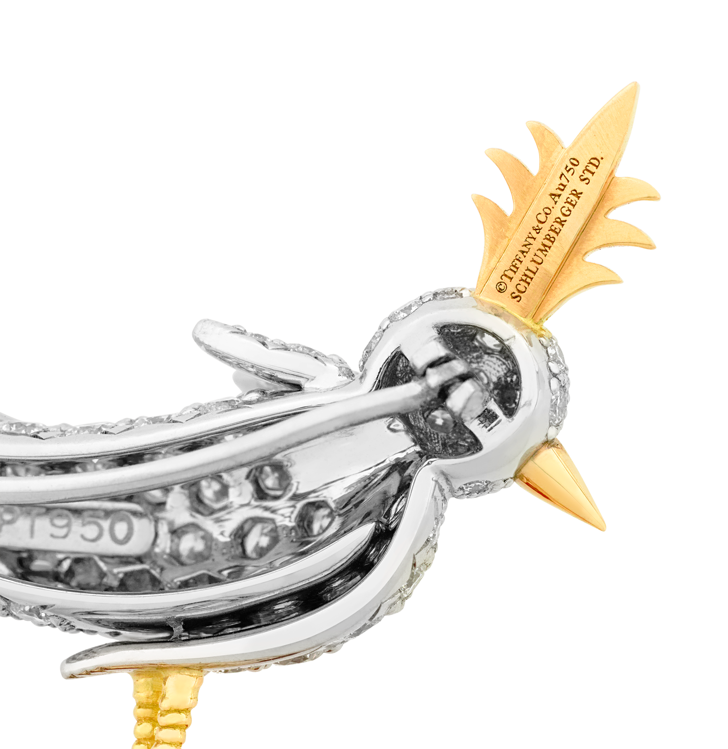 Tiffany & Co. Citrine Bird on a Rock Brooch, 31.22 Carats