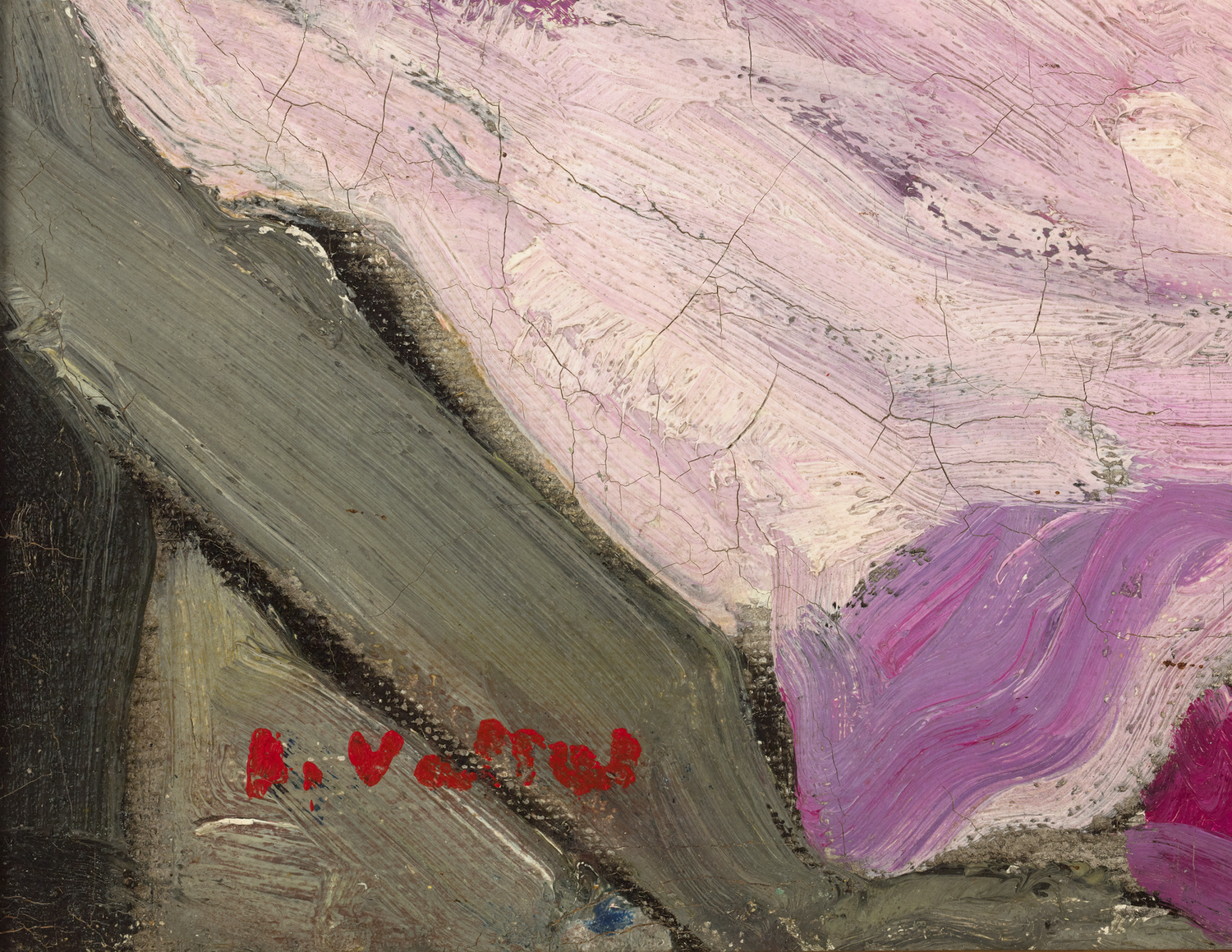 Vase Anémones et Citrons, Draperie by Louis Valtat