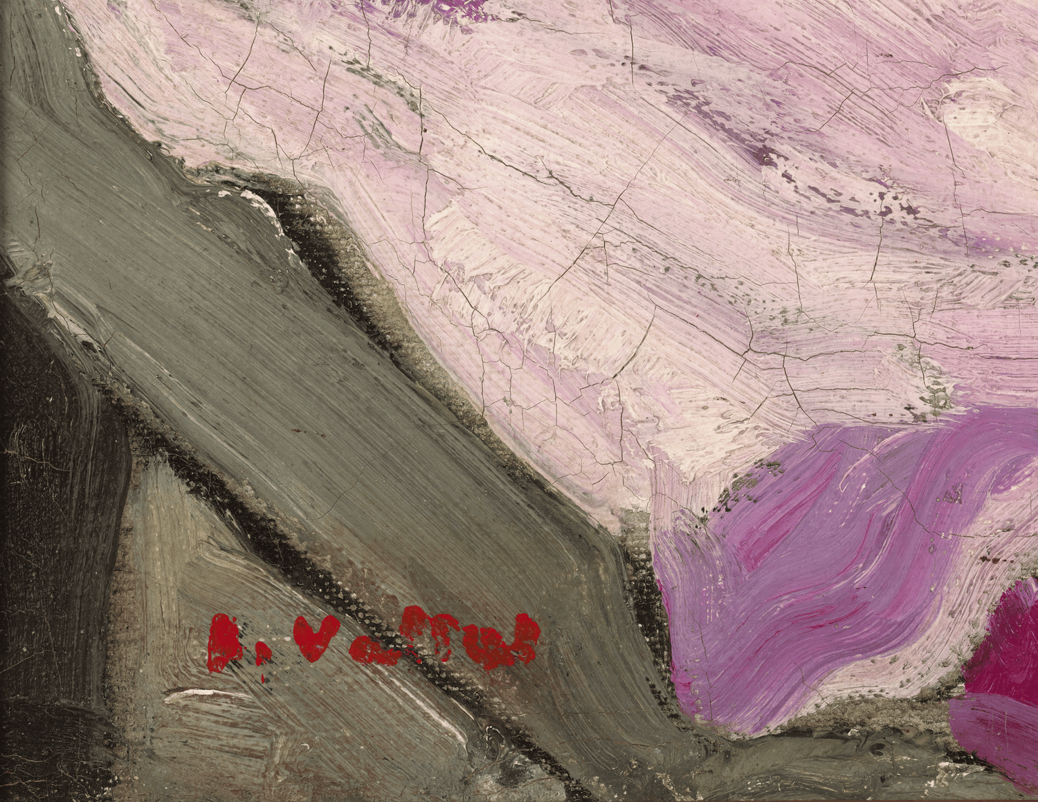 Vase anémones et citrons, draperie by Louis Valtat