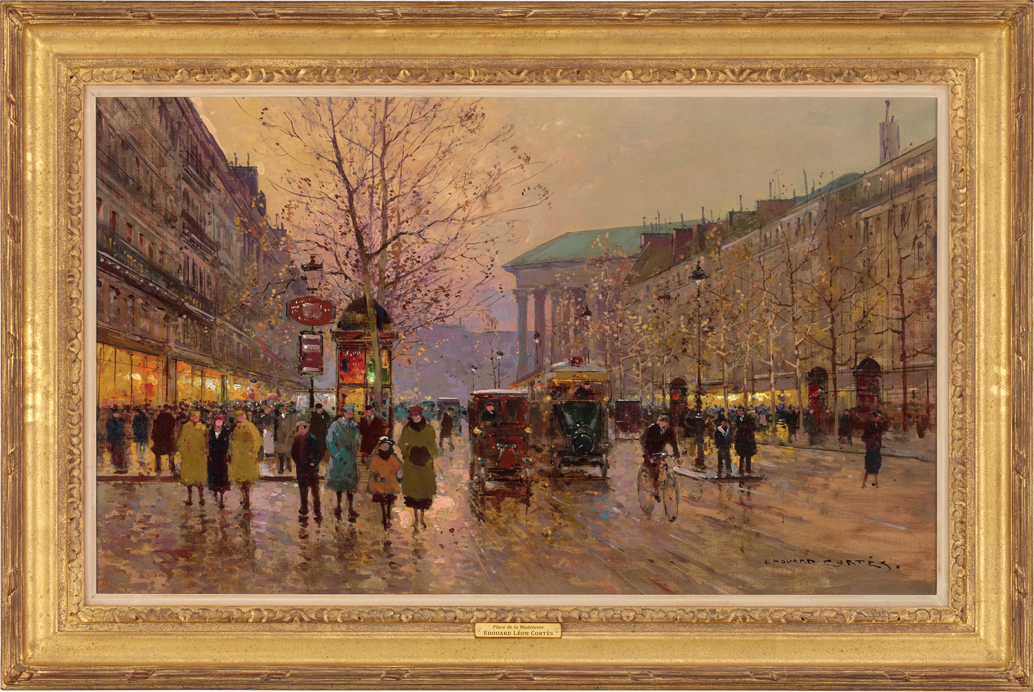 Place de la Madeleine by Edouard Léon Cortès