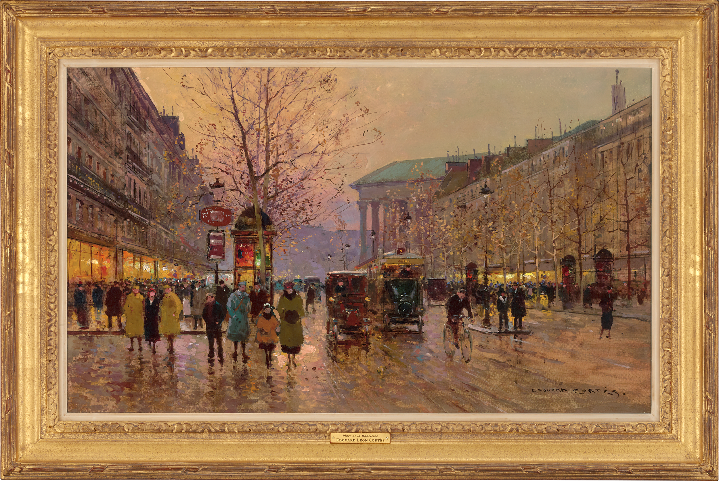 Place de la Madeleine by Edouard Léon Cortès