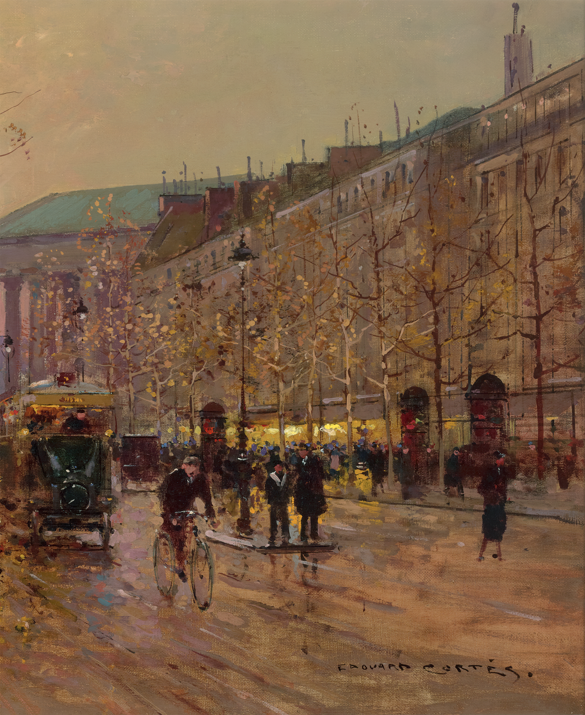 Place de la Madeleine by Edouard Léon Cortès