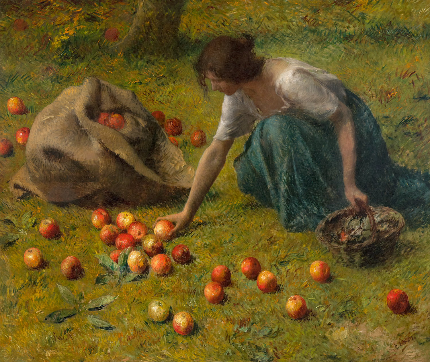 The Apple Picker by Henry Lerolle