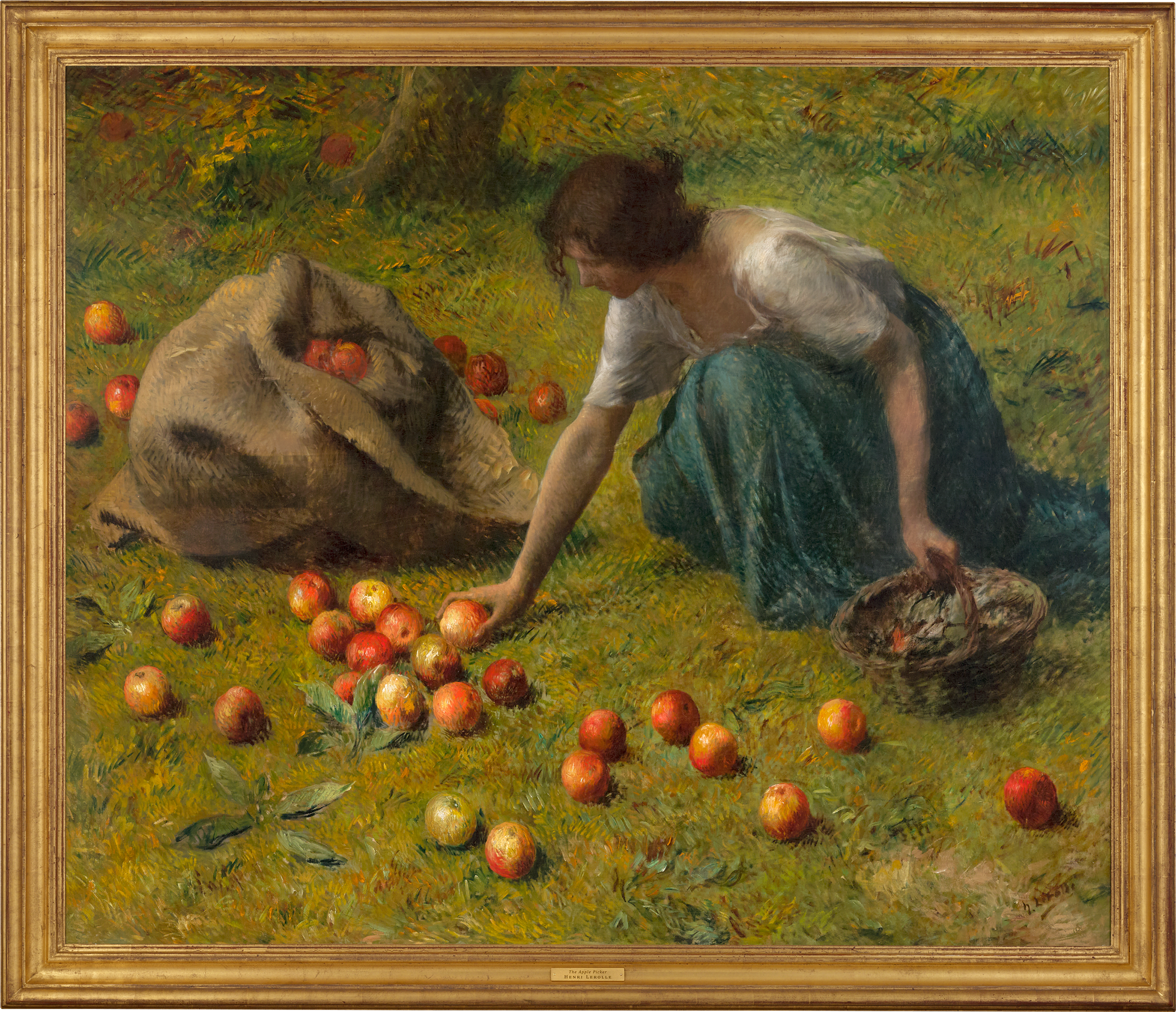 The Apple Picker by Henry Lerolle