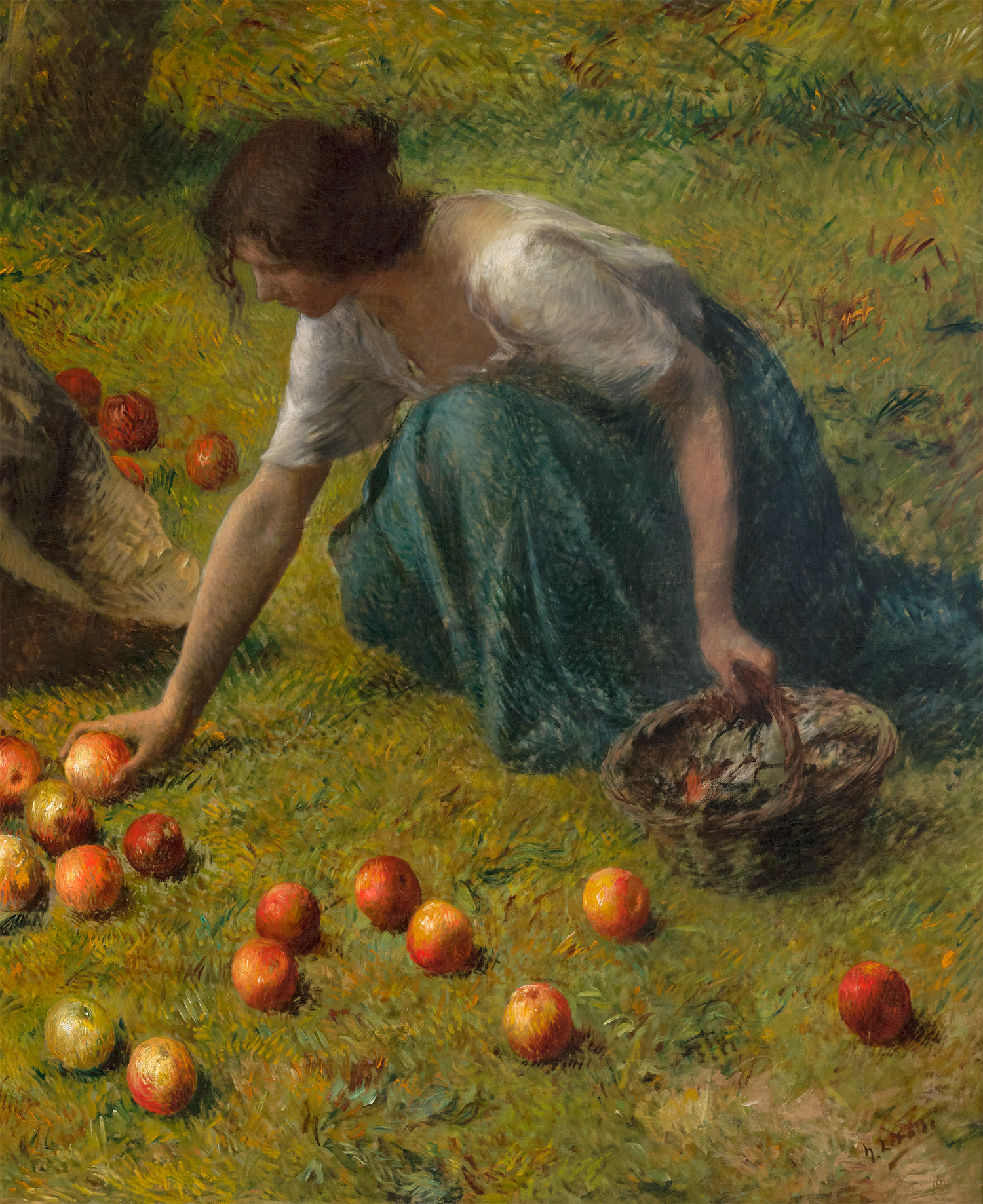 The Apple Picker by Henry Lerolle
