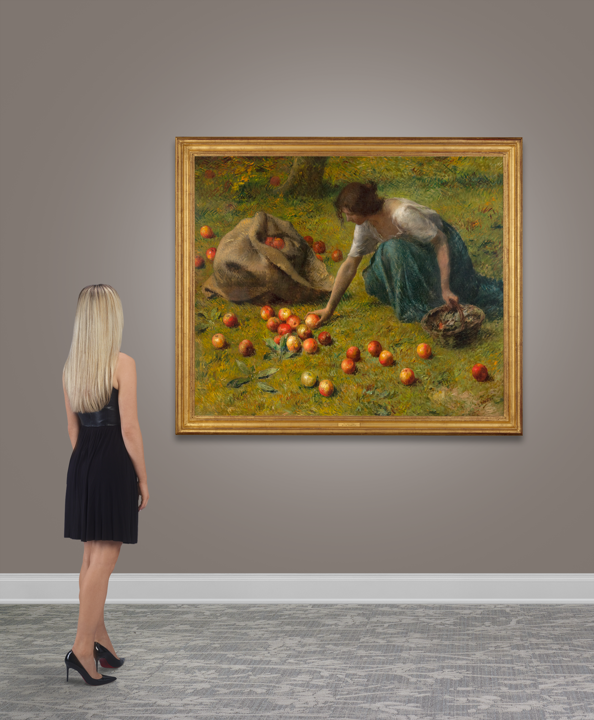 The Apple Picker by Henry Lerolle