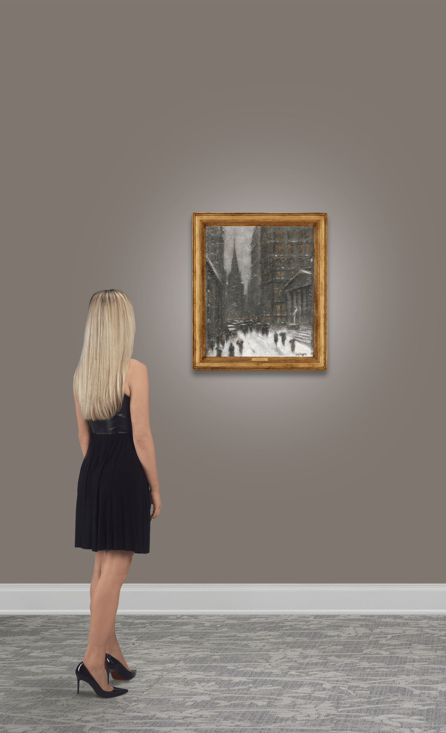 Wall Street, Winter by Guy Wiggins