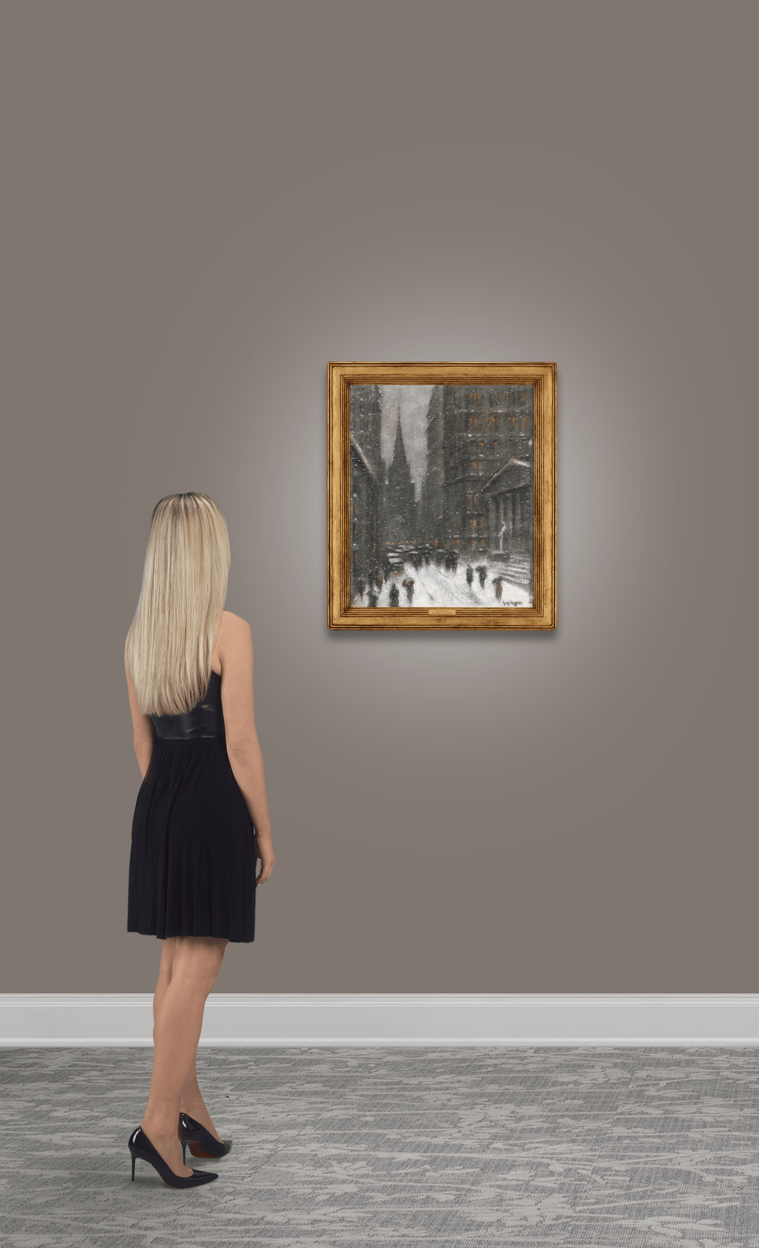 Wall Street, Winter by Guy Wiggins