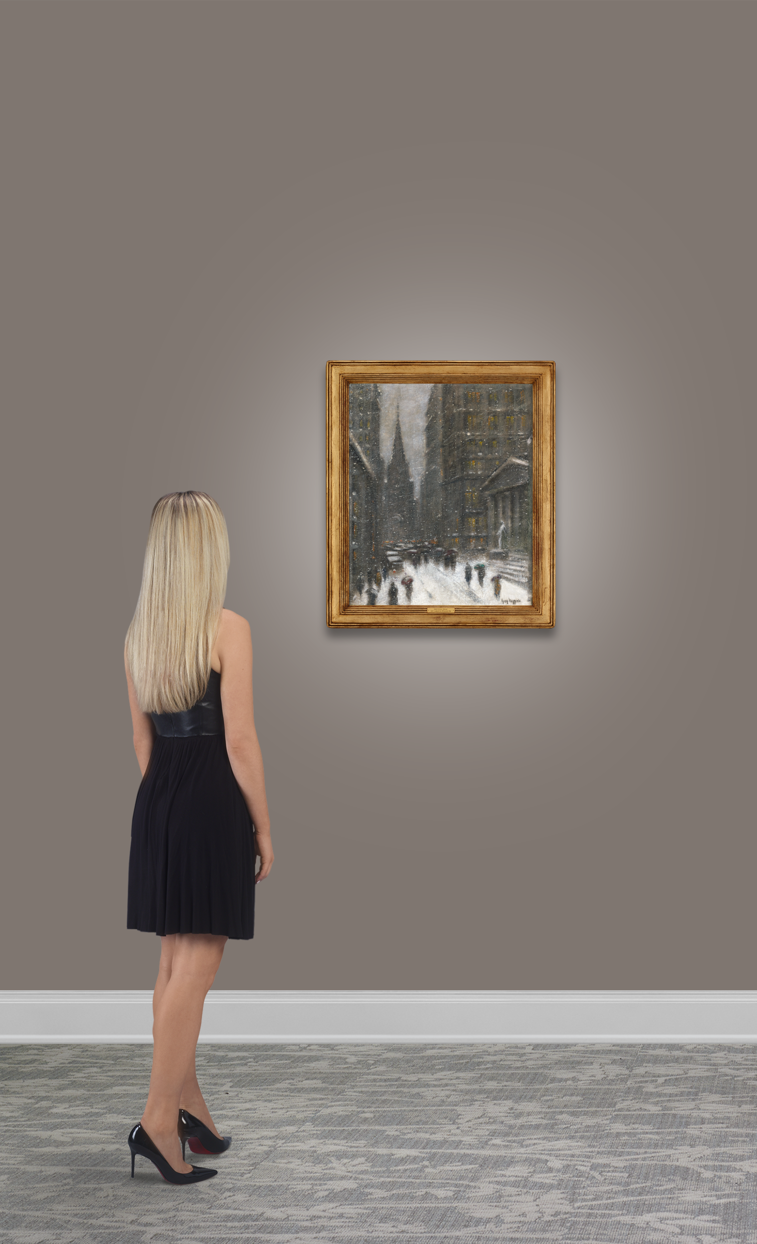 Wall Street, Winter by Guy Wiggins