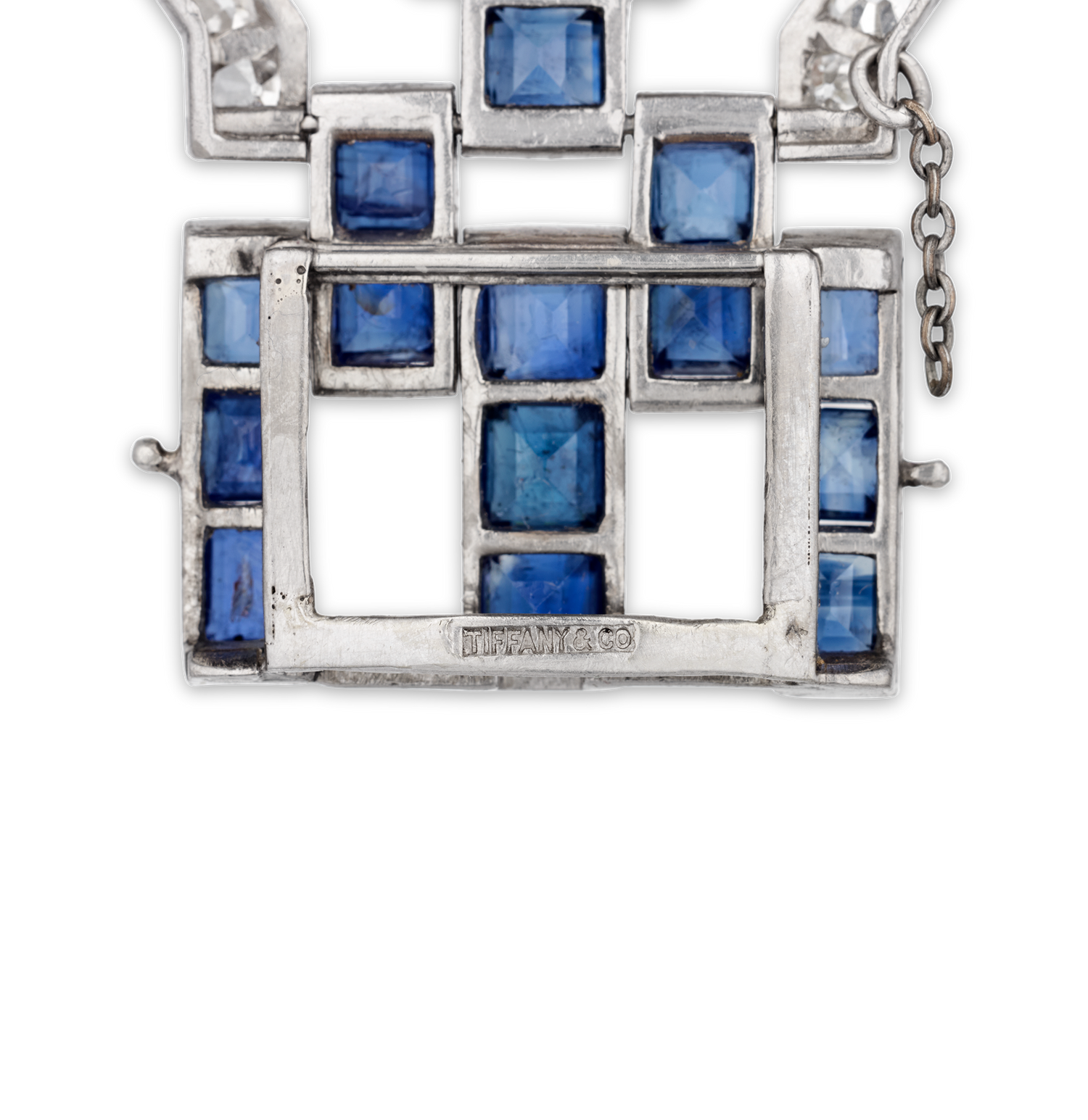 Tiffany & Co. Art Deco Diamond and Sapphire Pictorial Bracelet