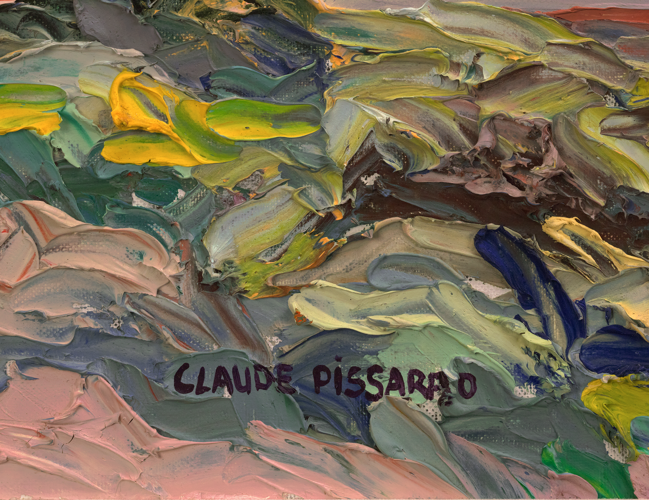 Le pêcheur au chapeau bleu by H. Claude Pissarro