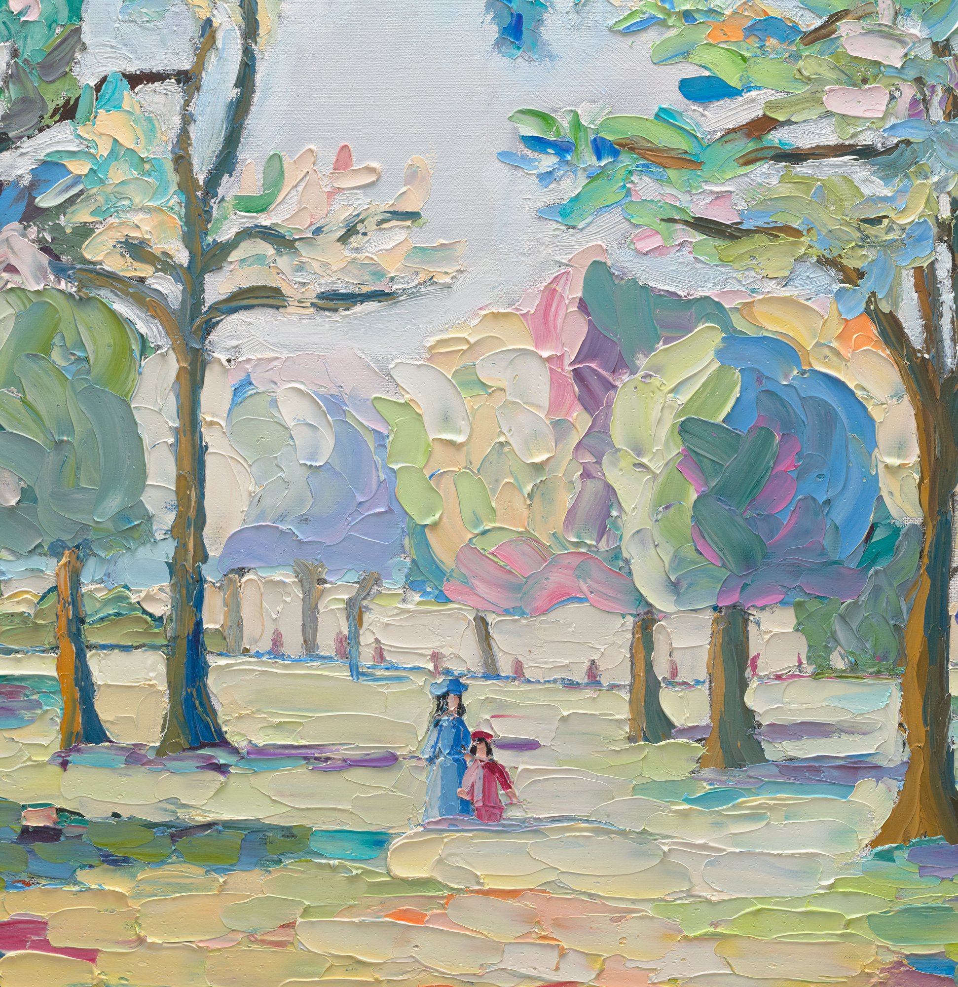 Les arbres de Cantepie by H. Claude Pissarro