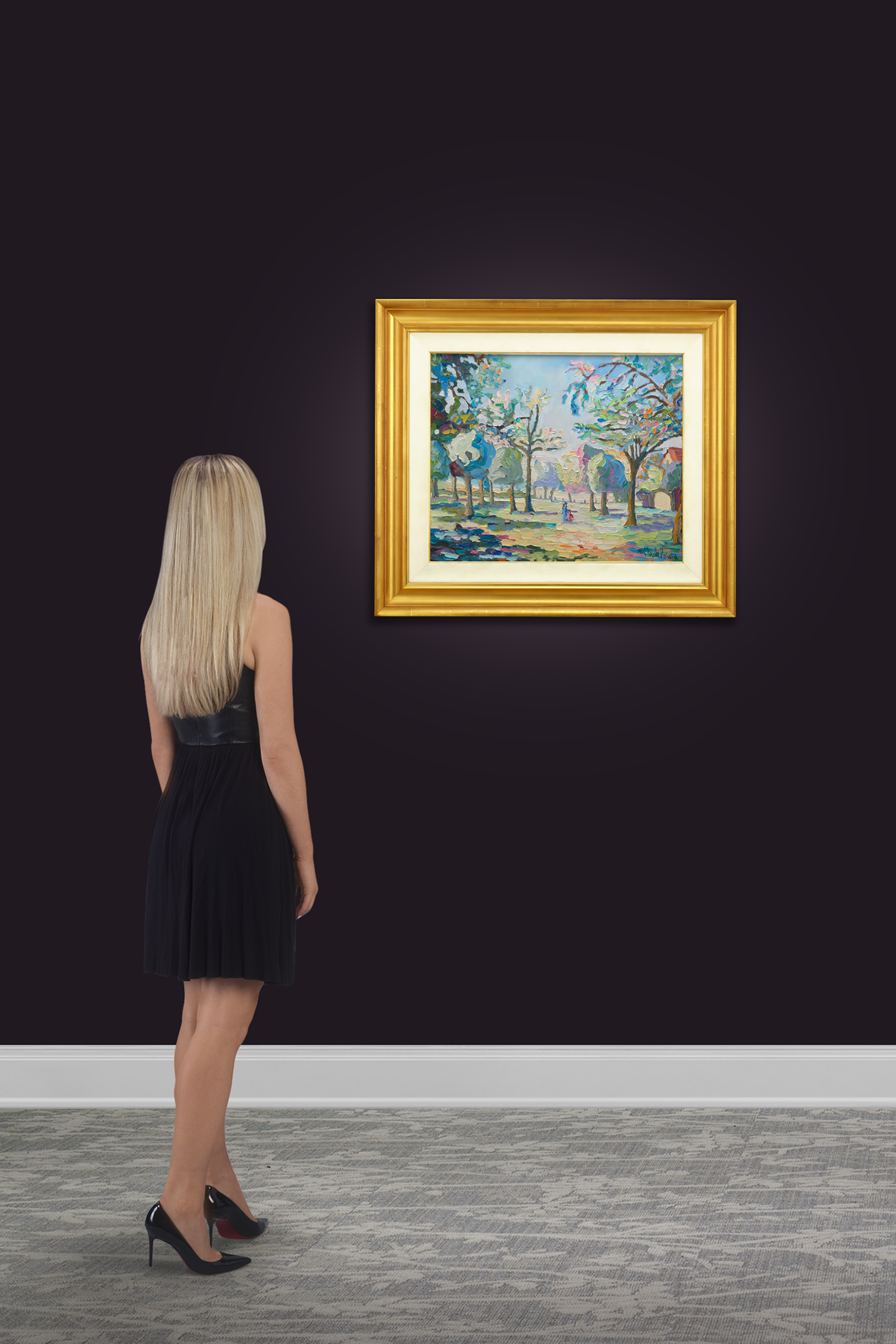 Les arbres de Cantepie by H. Claude Pissarro