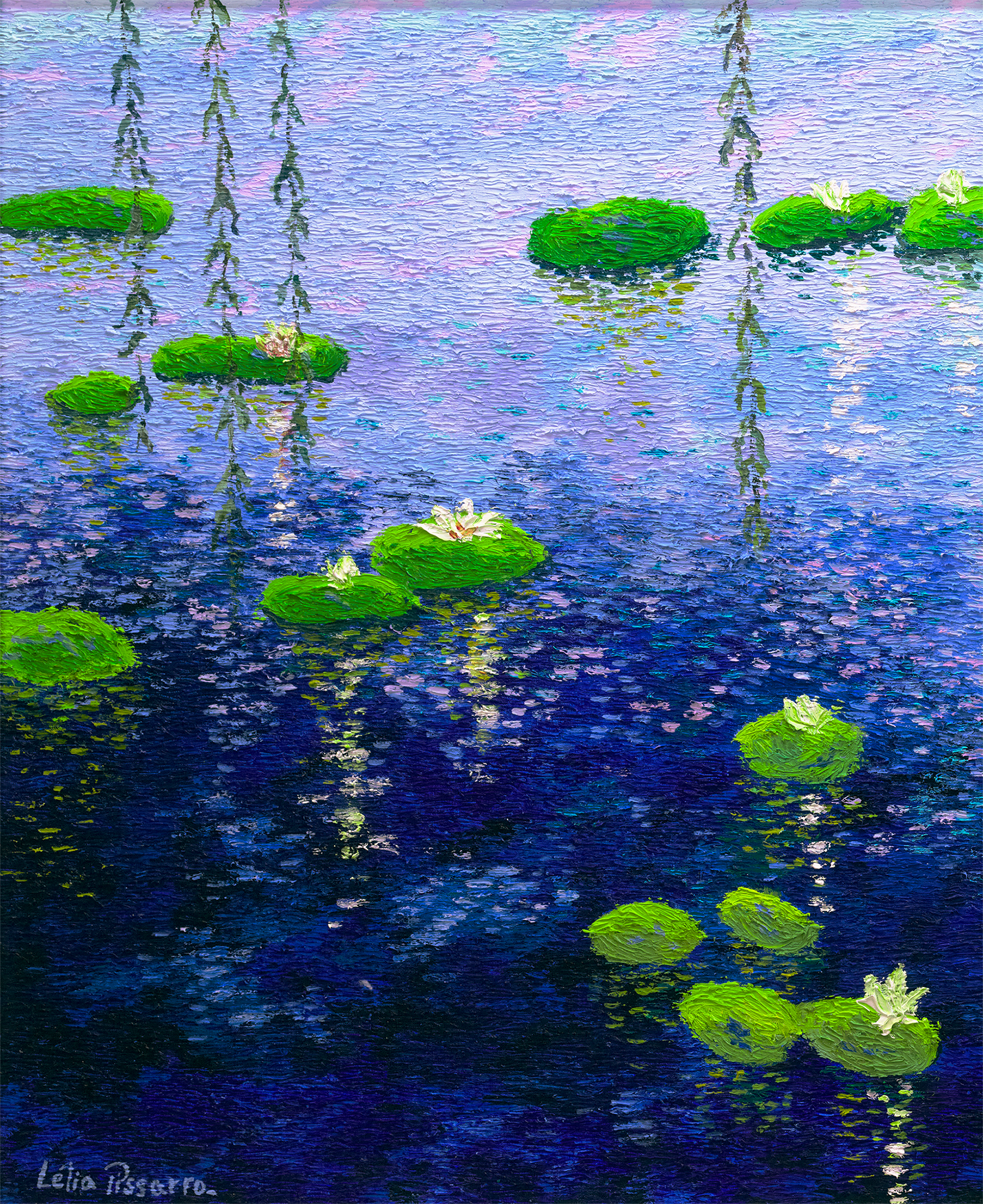 Whispers beneath the Lili Moon by Lélia Pissarro