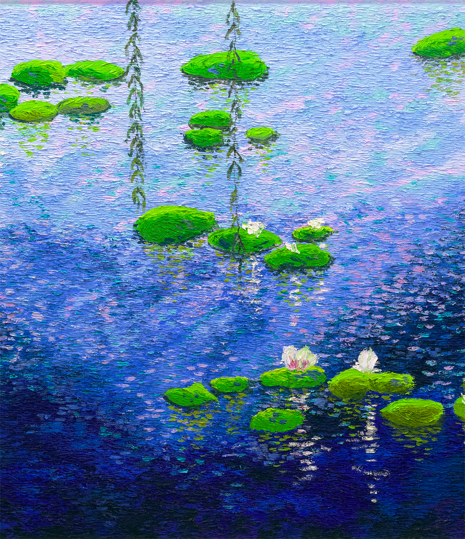 Whispers beneath the Lili Moon by Lélia Pissarro