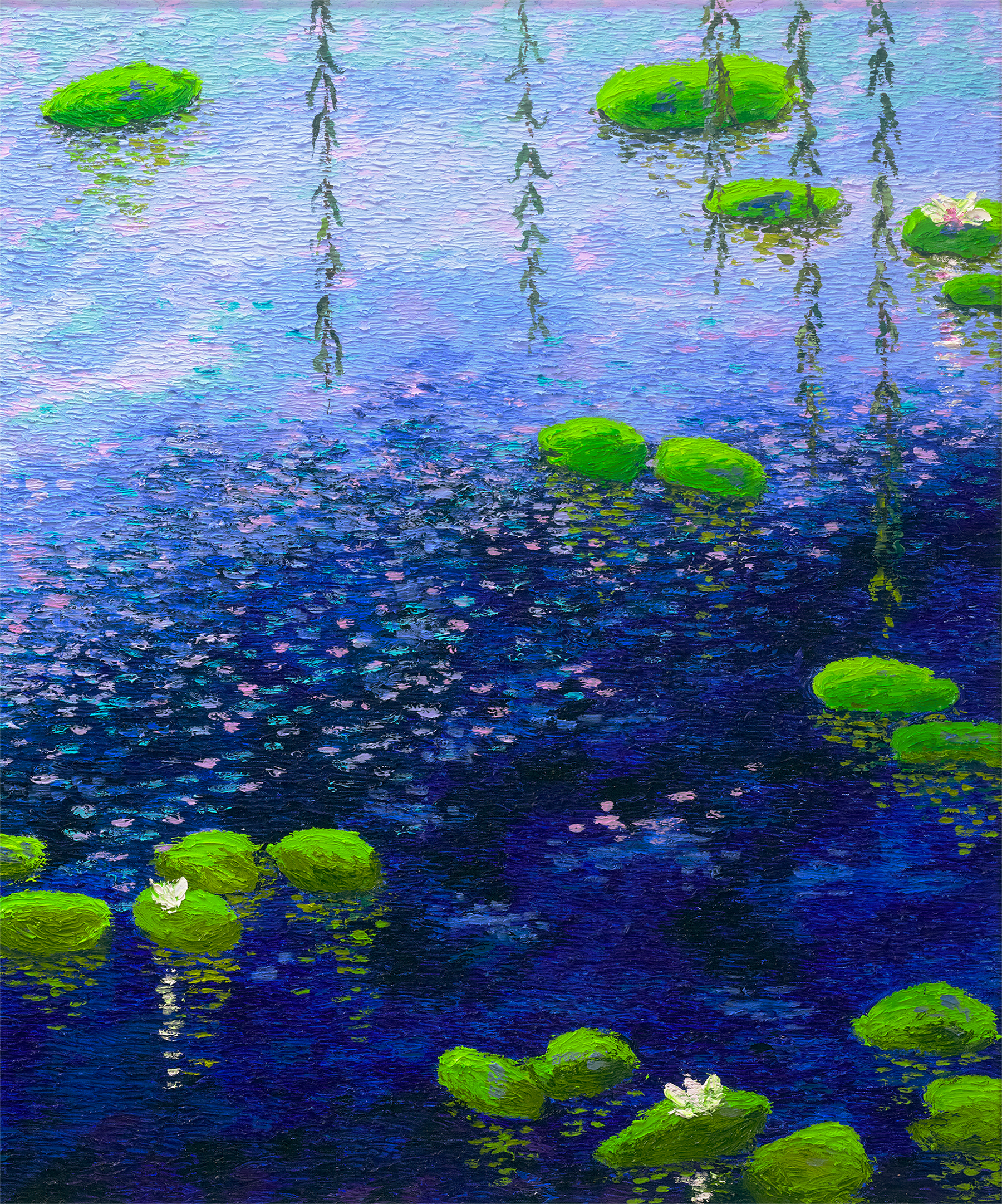 Whispers beneath the Lili Moon by Lélia Pissarro