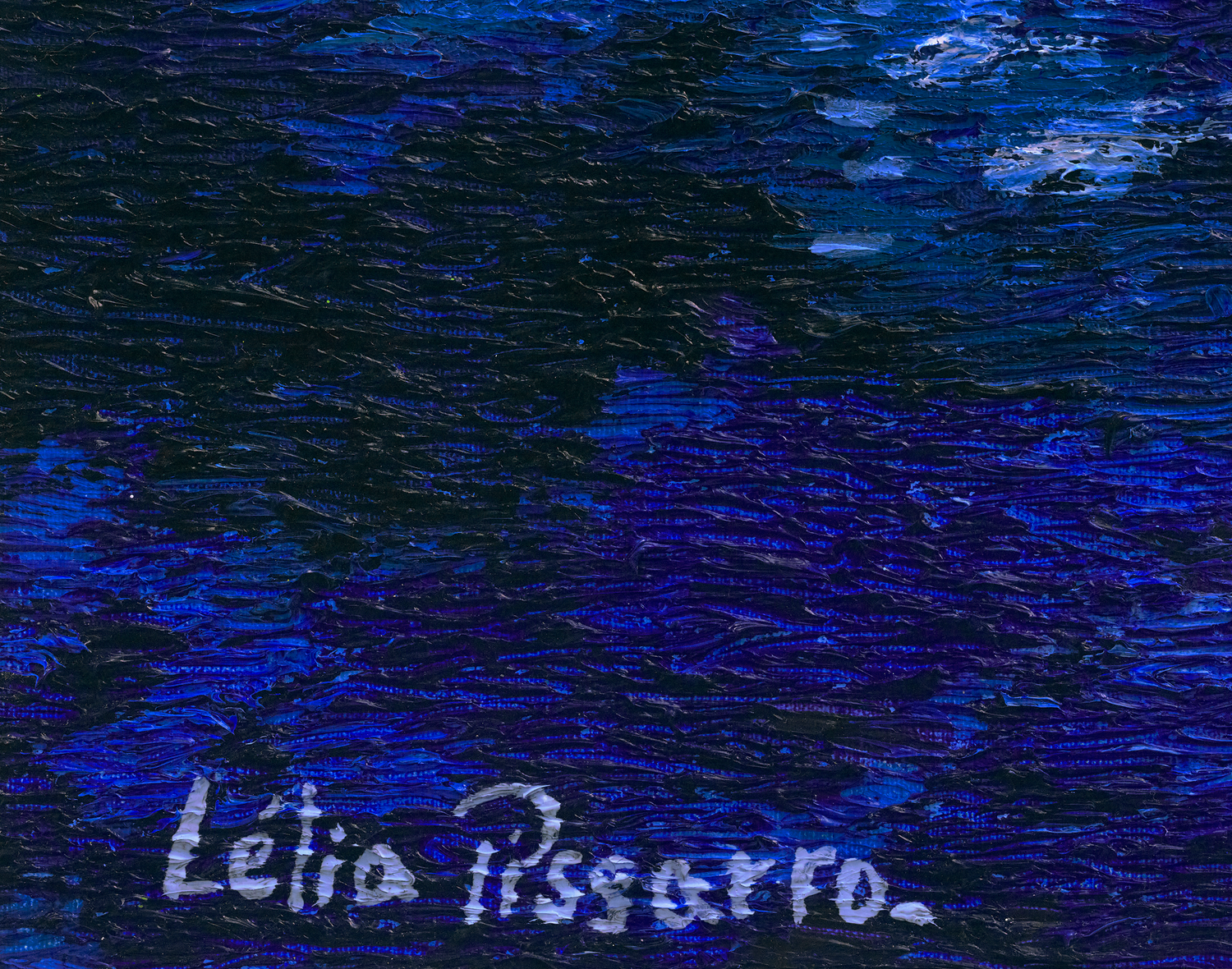 Whispers beneath the Lili Moon by Lélia Pissarro
