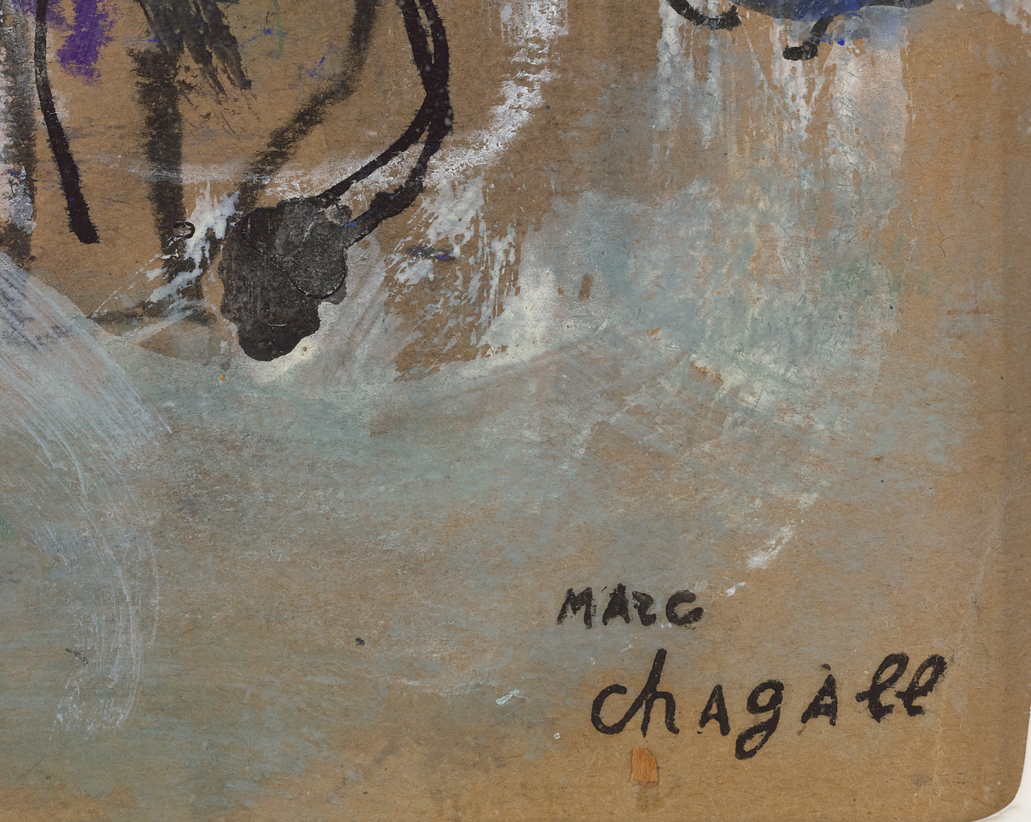 Violiniste au coq by Marc Chagall