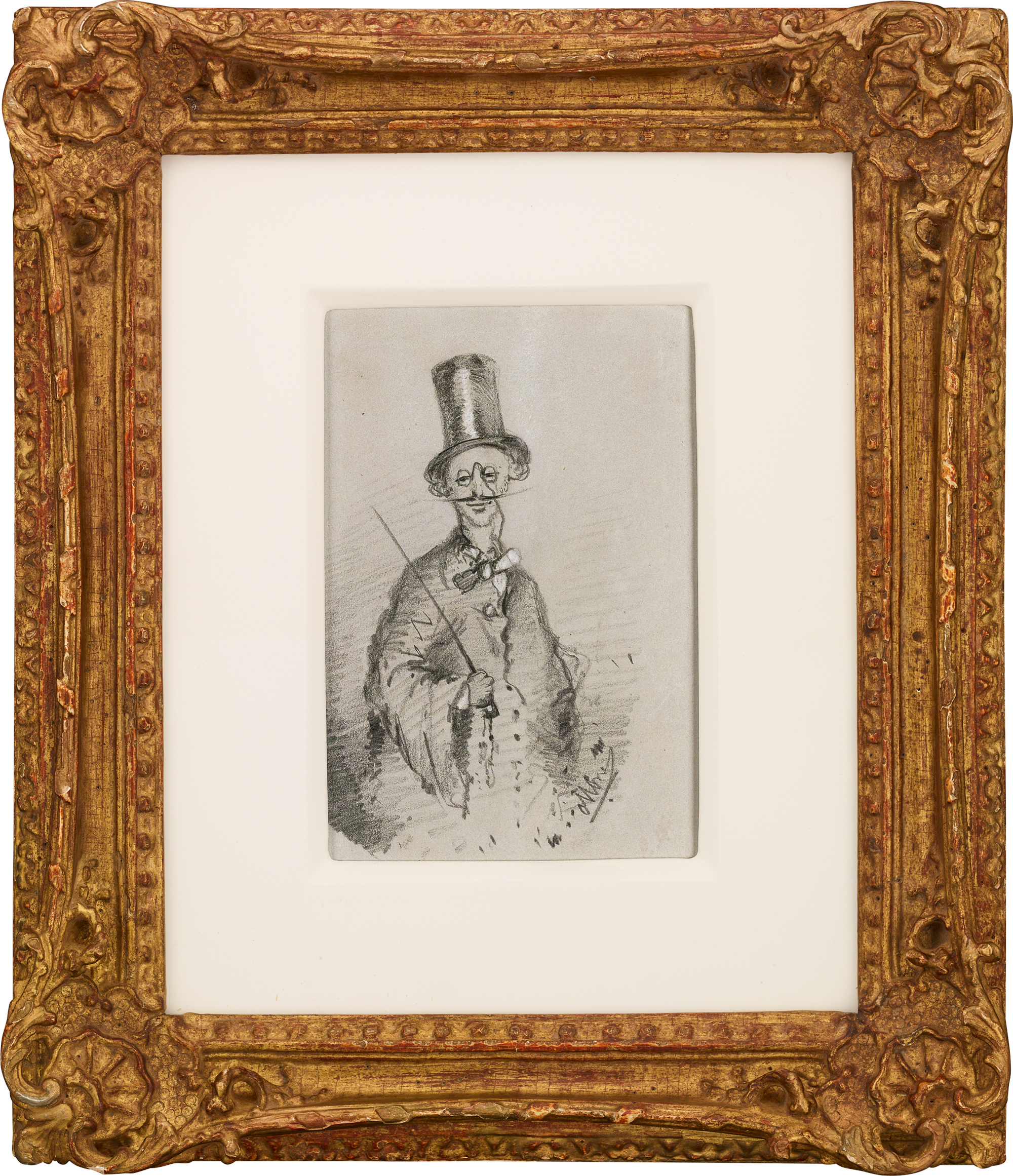 Caricature d’un homme by Claude Monet