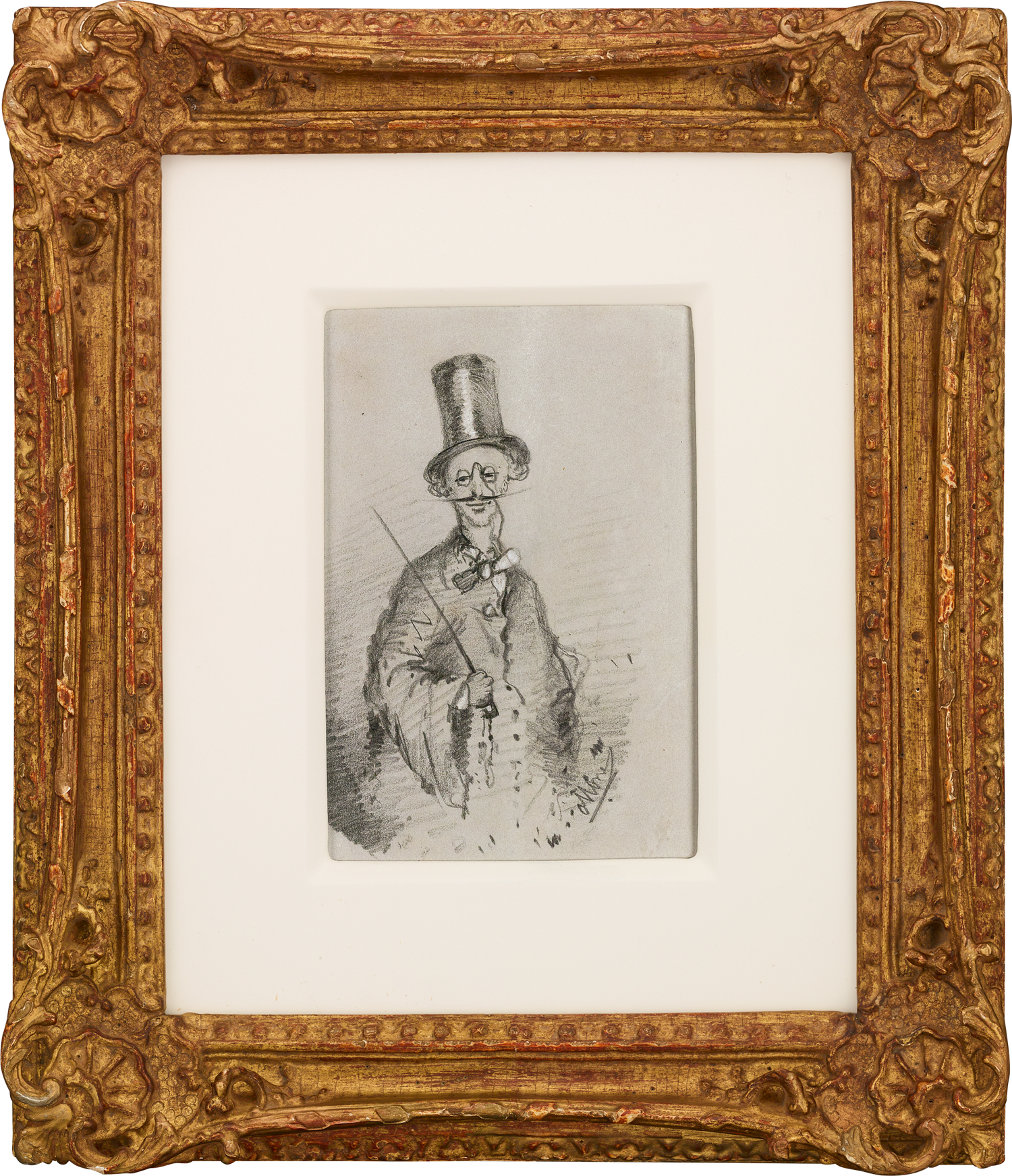 Caricature d’un homme by Claude Monet