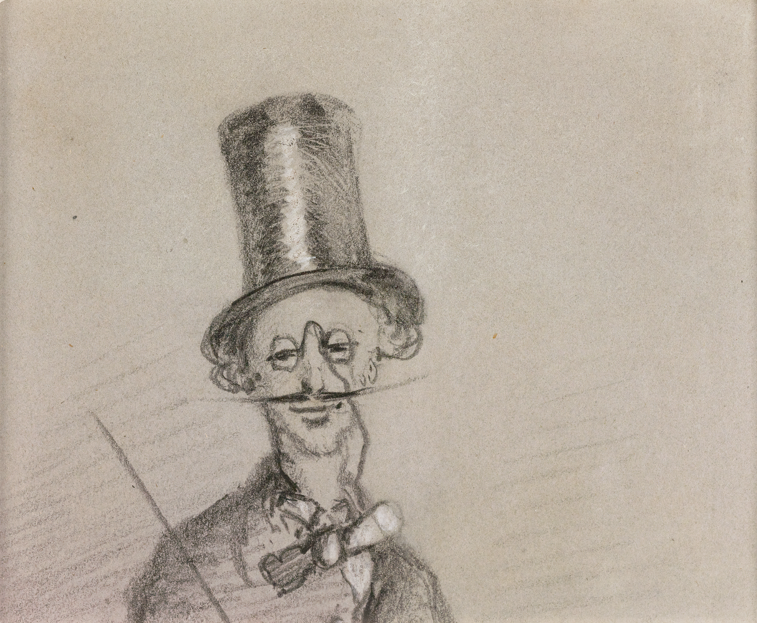 Caricature d’un homme by Claude Monet
