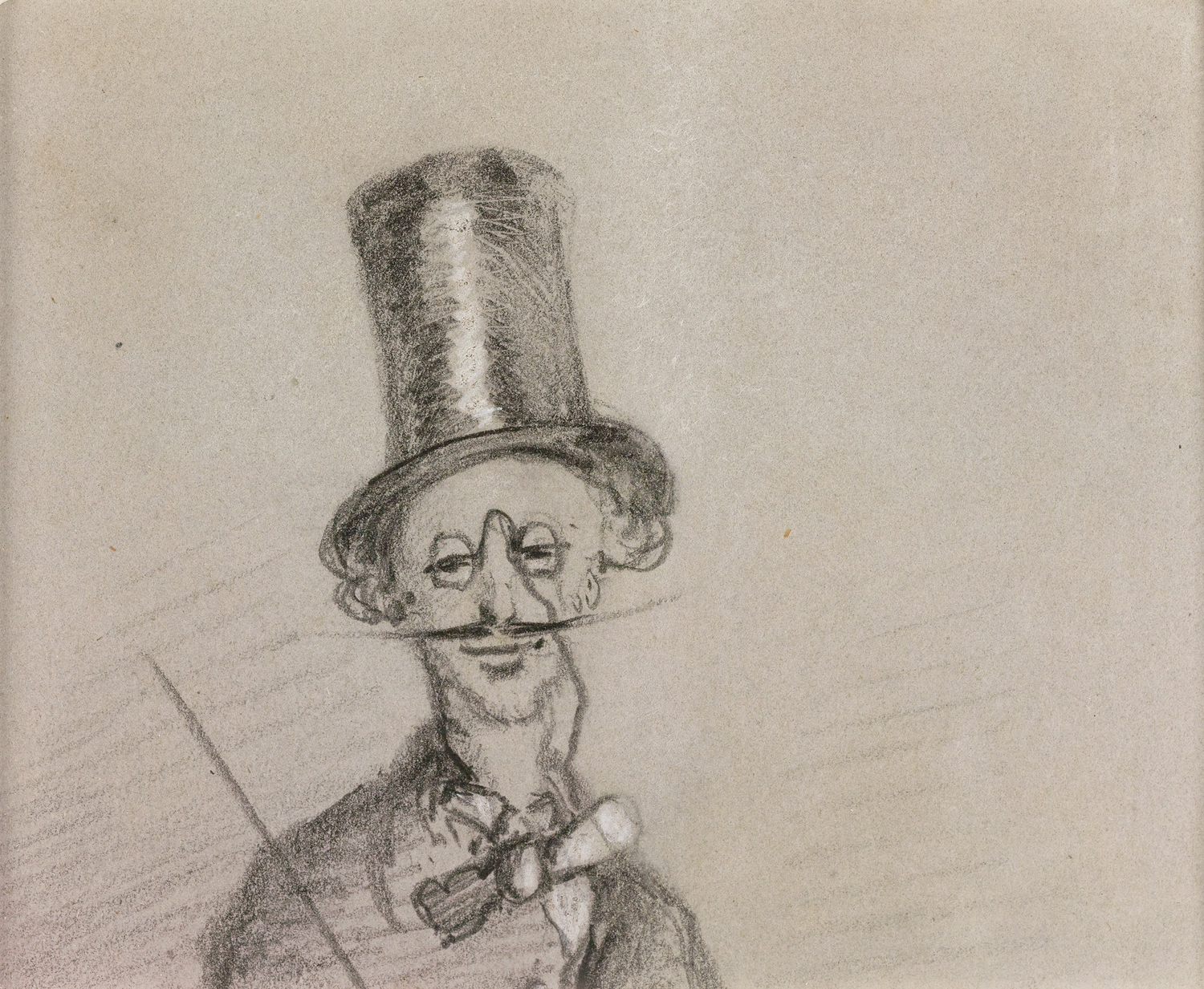 Caricature d’un homme by Claude Monet