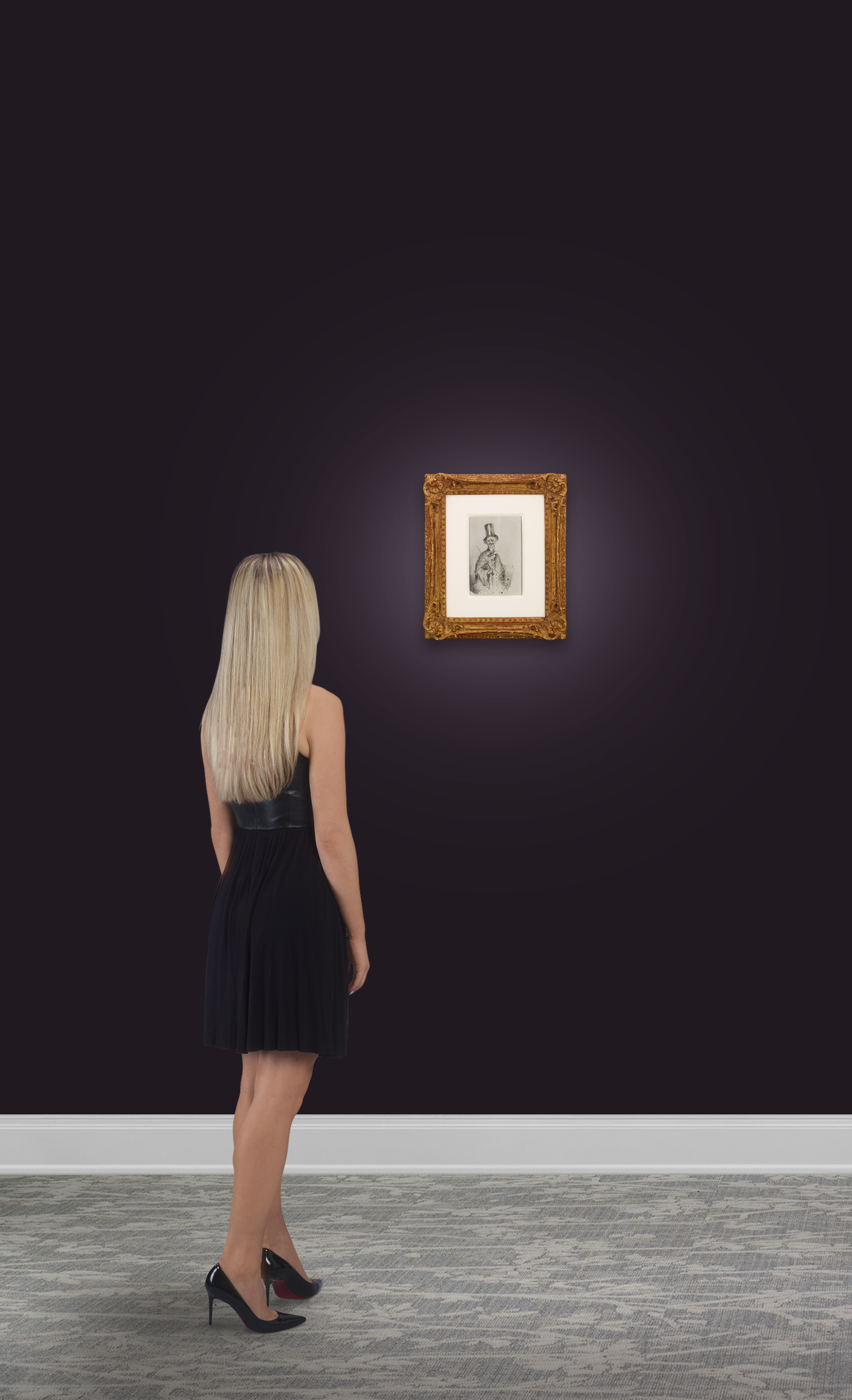 Caricature d’un homme by Claude Monet