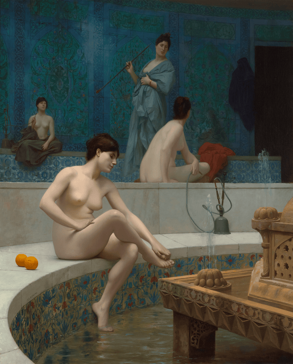 Les baigneuses du harem by Jean-Léon Gérôme