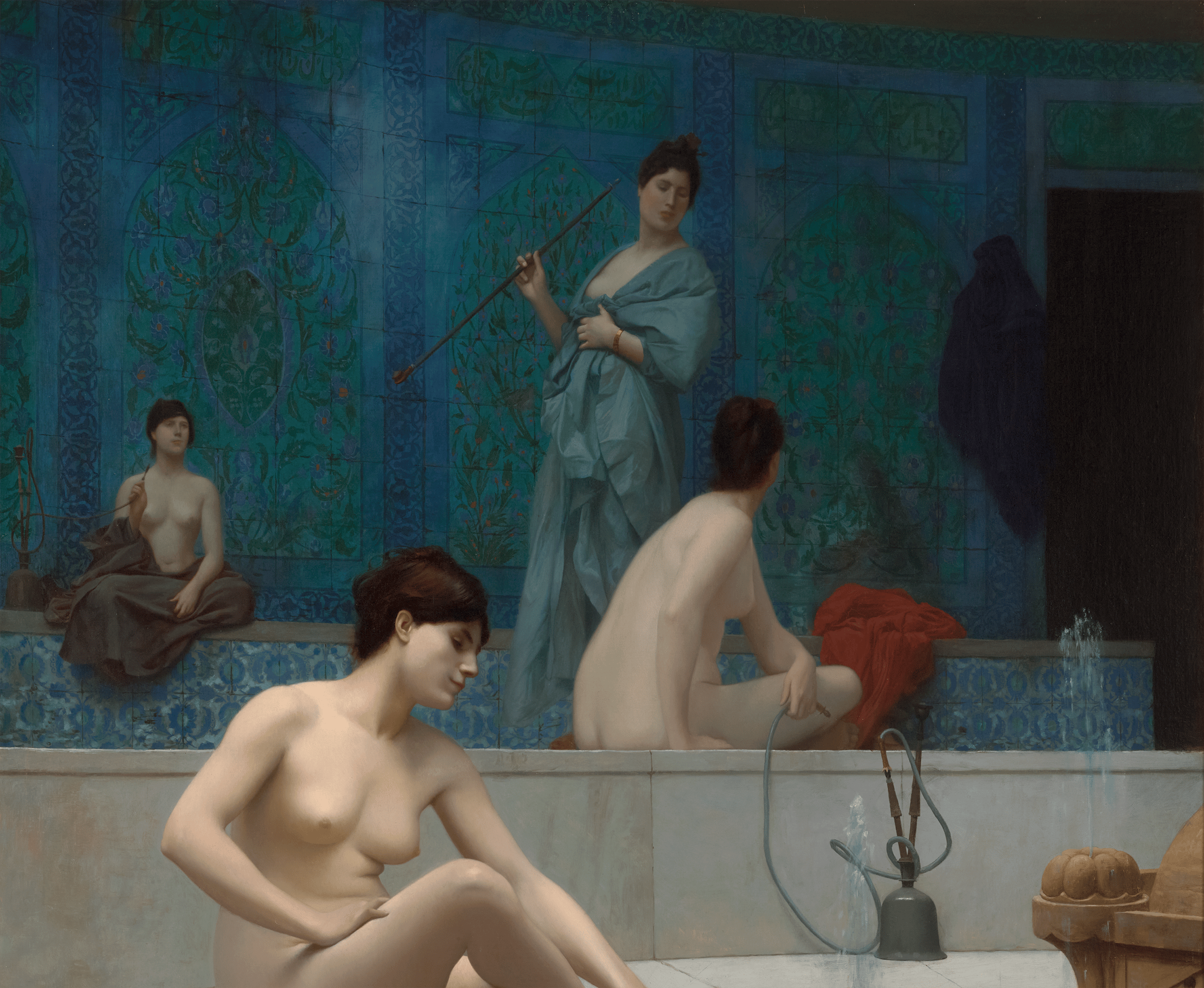 Les baigneuses du harem by Jean-Léon Gérôme