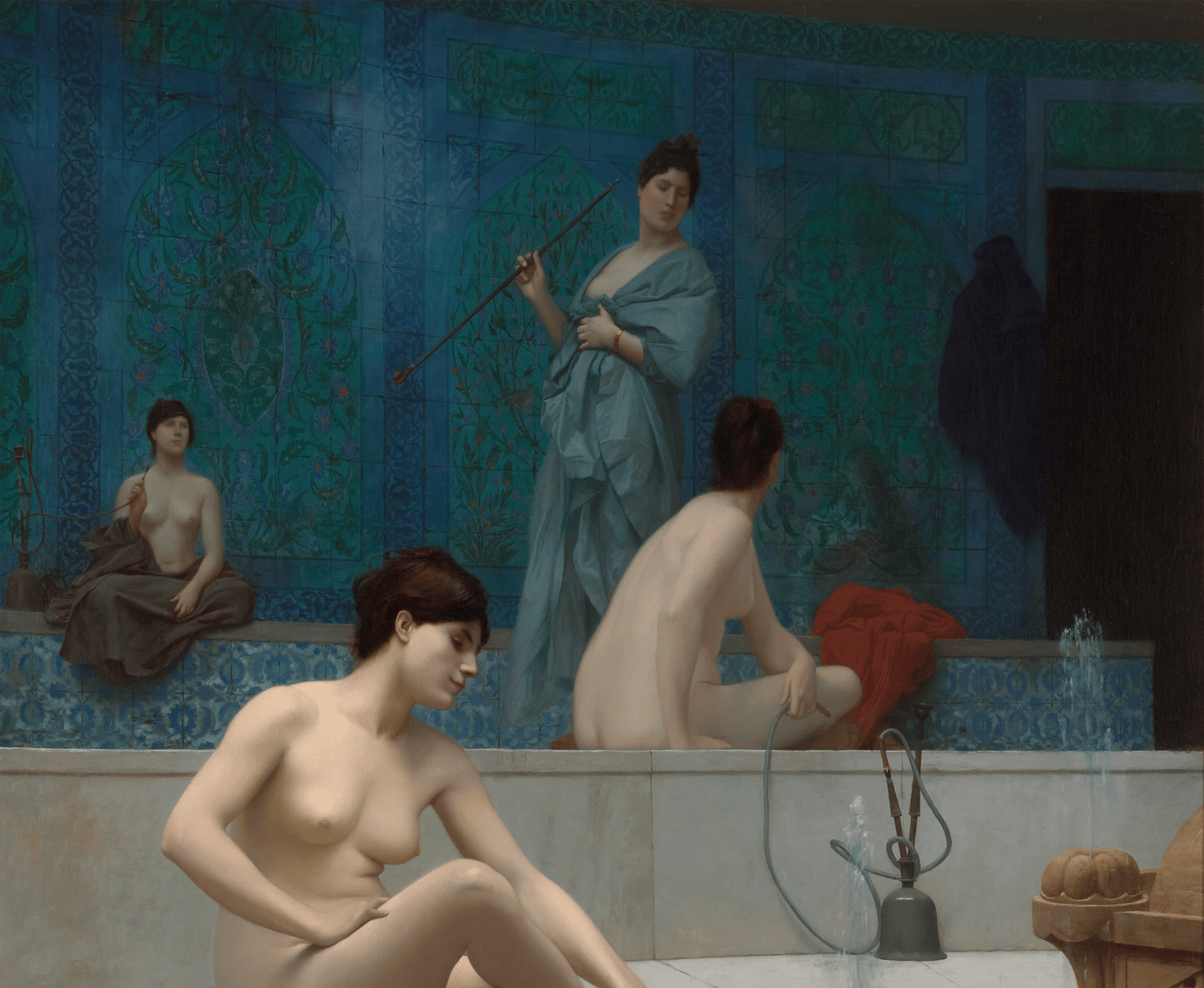 Les baigneuses du harem by Jean-Léon Gérôme