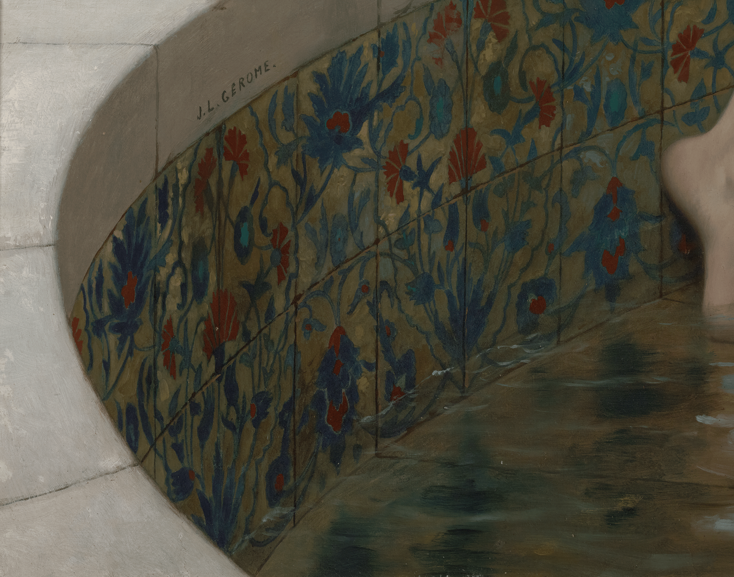 Les baigneuses du harem by Jean-Léon Gérôme